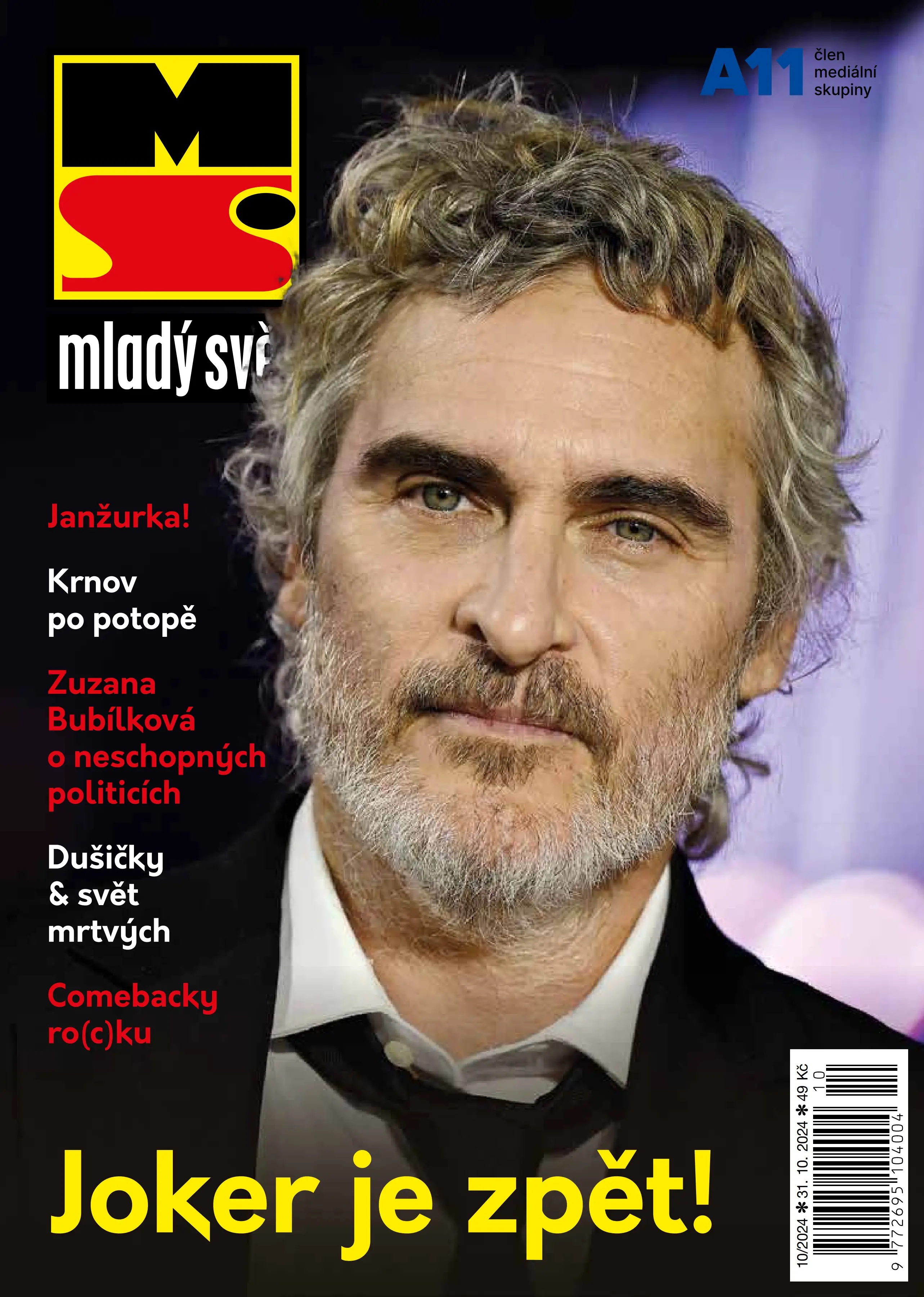Обложка журнала Mladý svět 10/2024