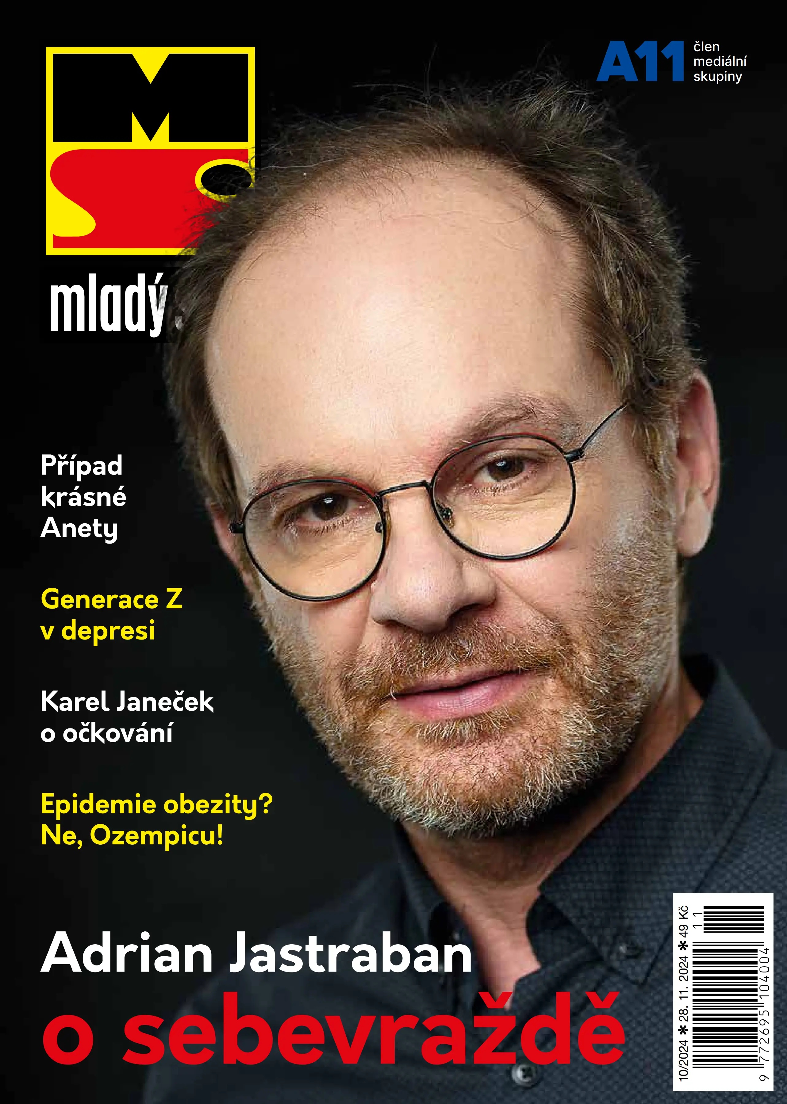 Обложка журнала Mladý svět 11/2024