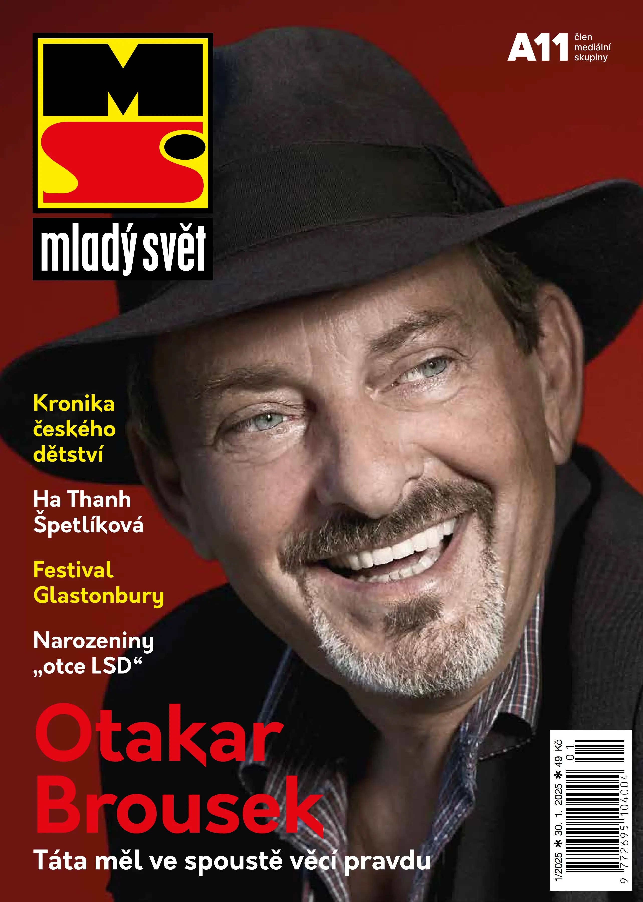 Обложка журнала Mladý svět 1/2025
