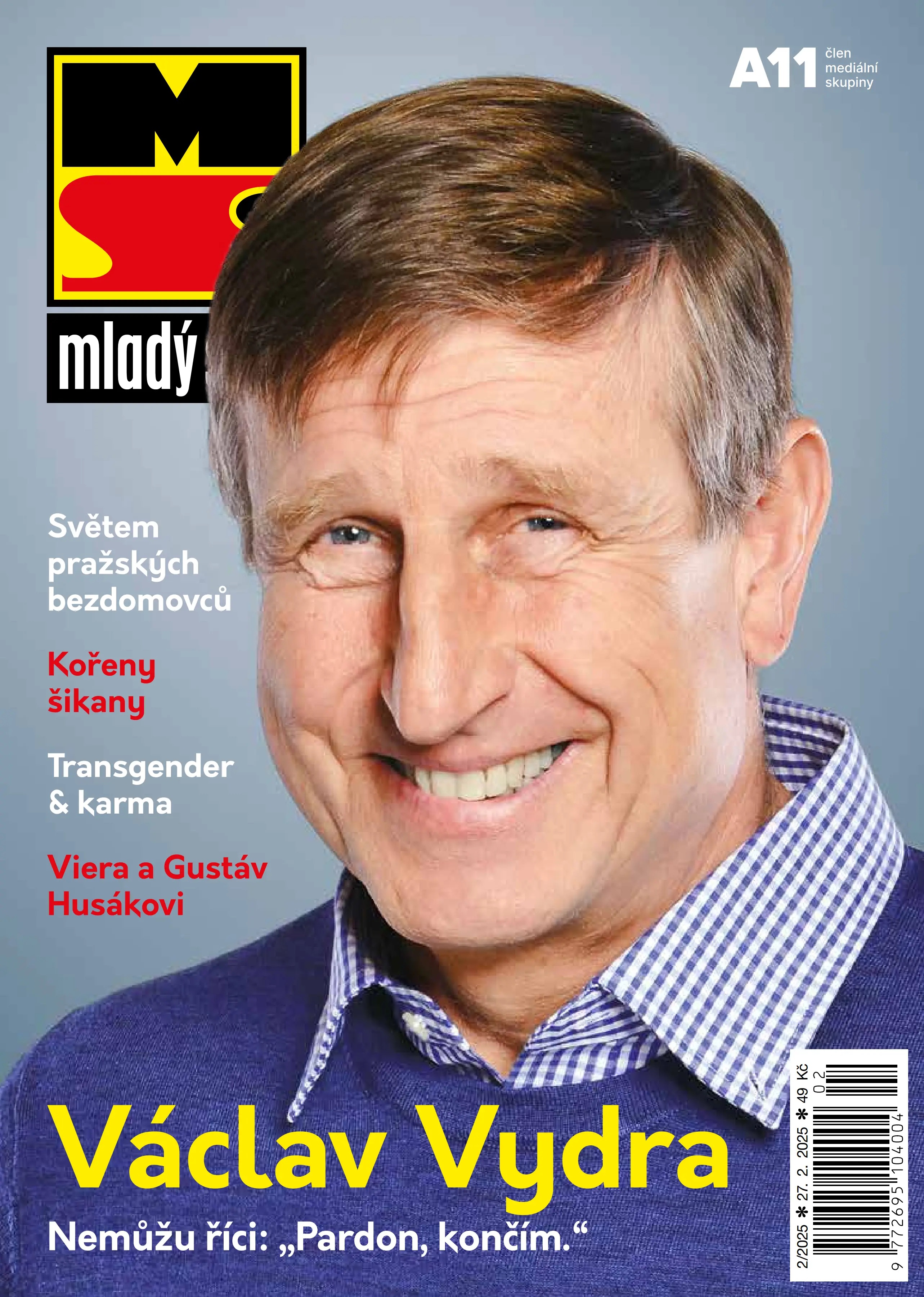 Обложка журнала Mladý svět 2/2025
