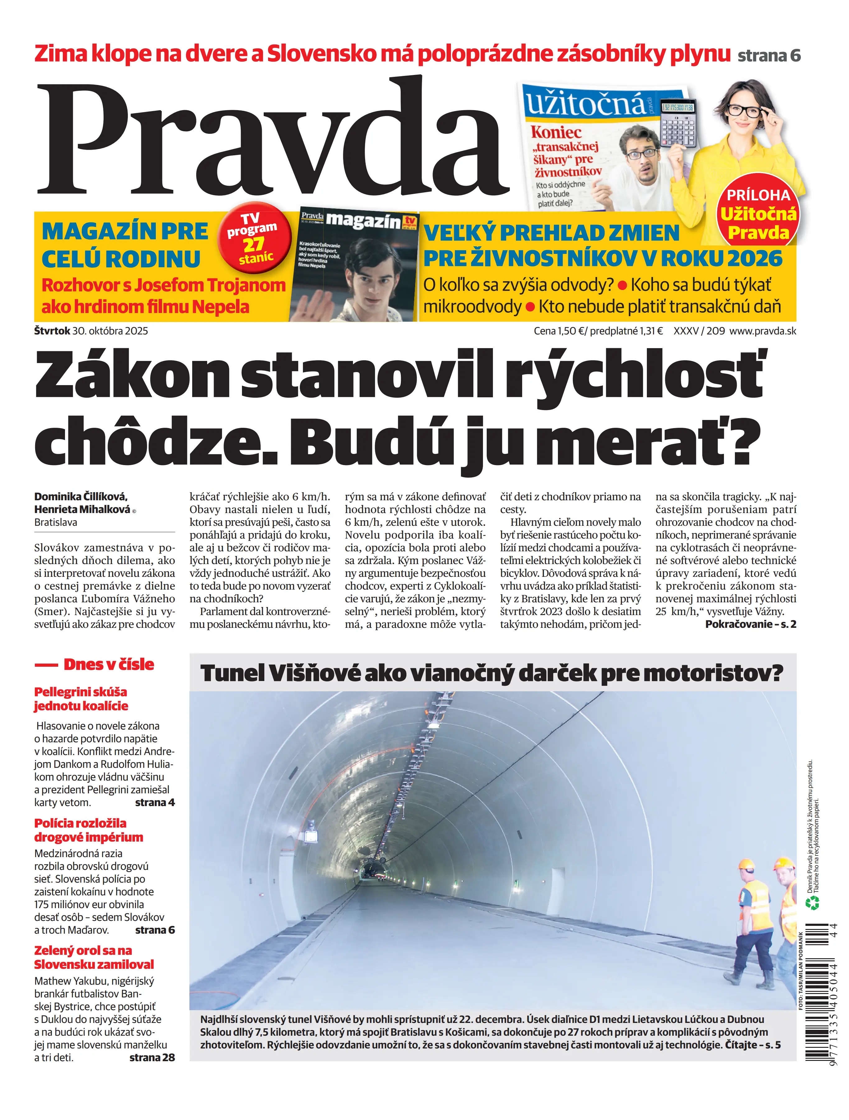 Pravda zo dňa 30.10.2025