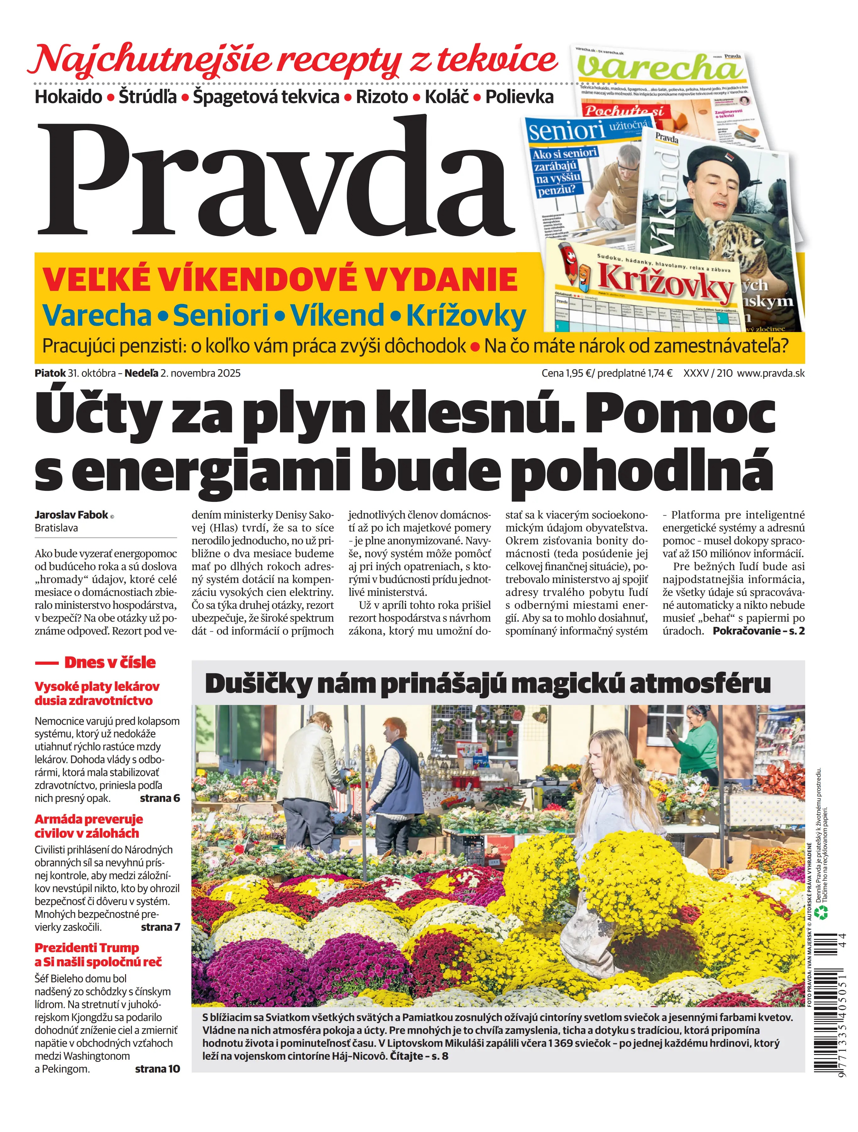 Pravda zo dňa 31.10.2025