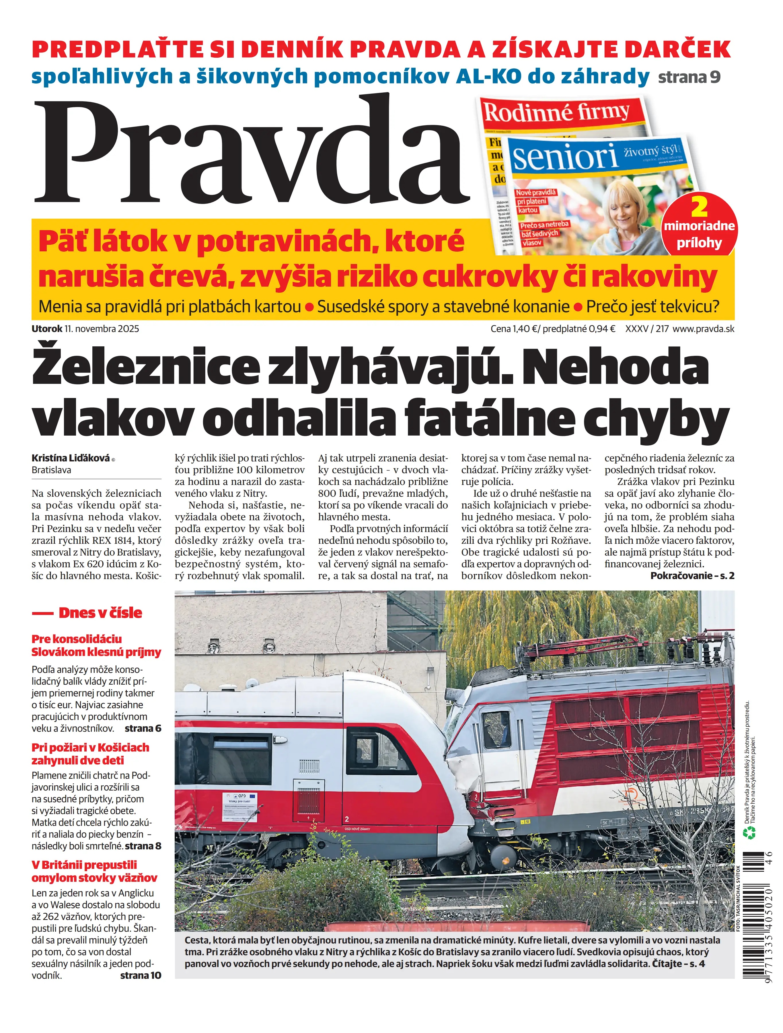 Pravda zo dňa 11.11.2025