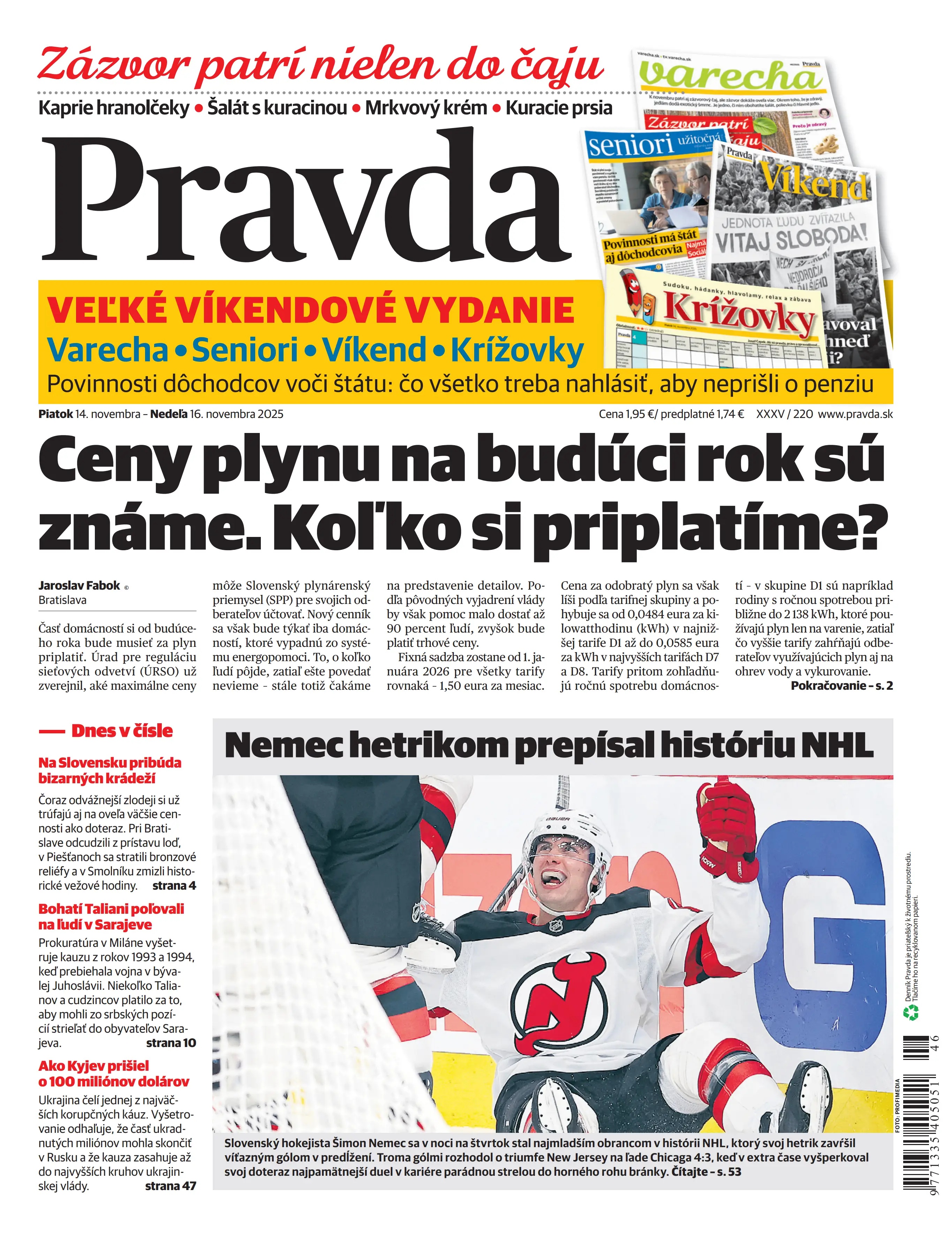 Pravda zo dňa 14.11.2025
