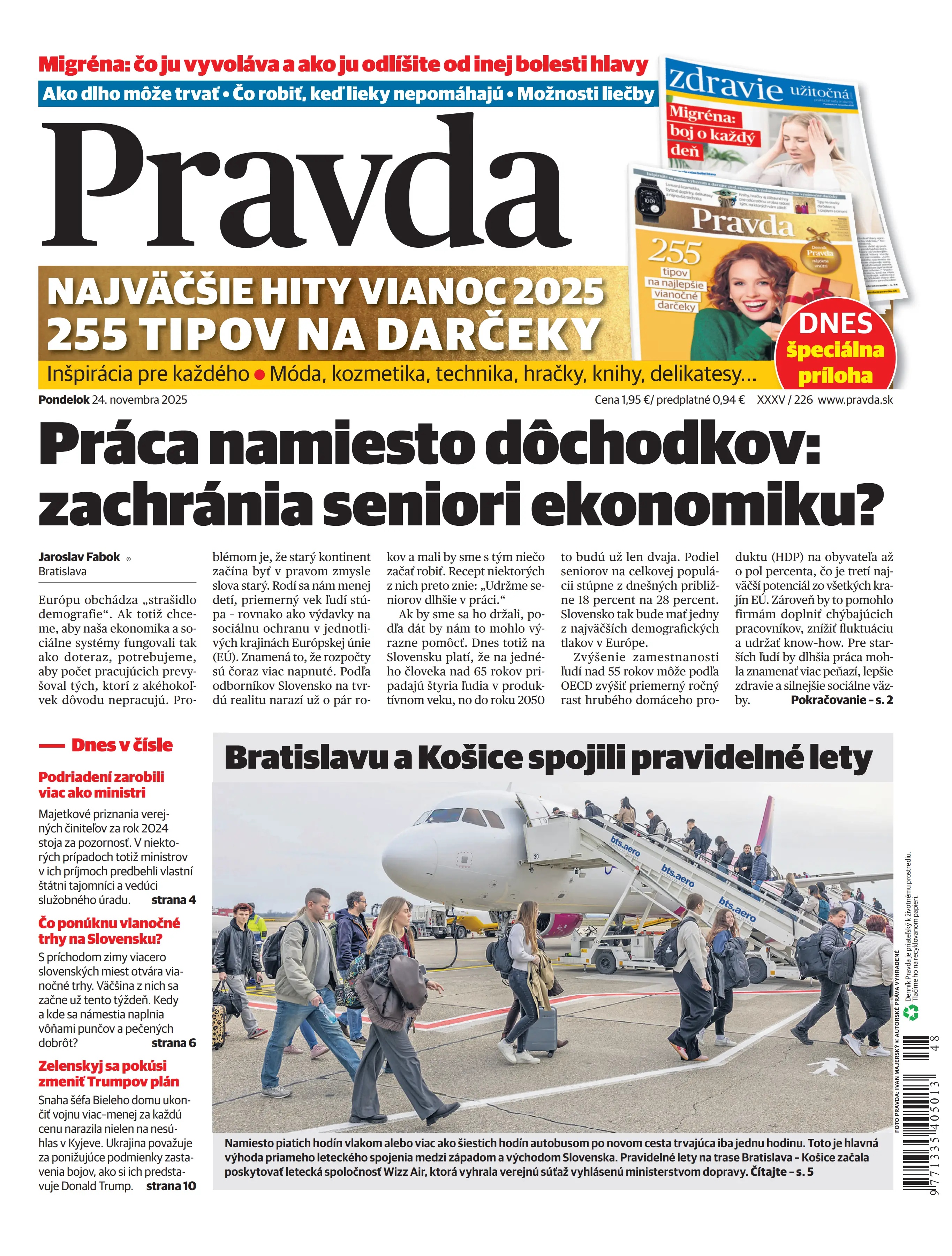 Pravda zo dňa 24.11.2025