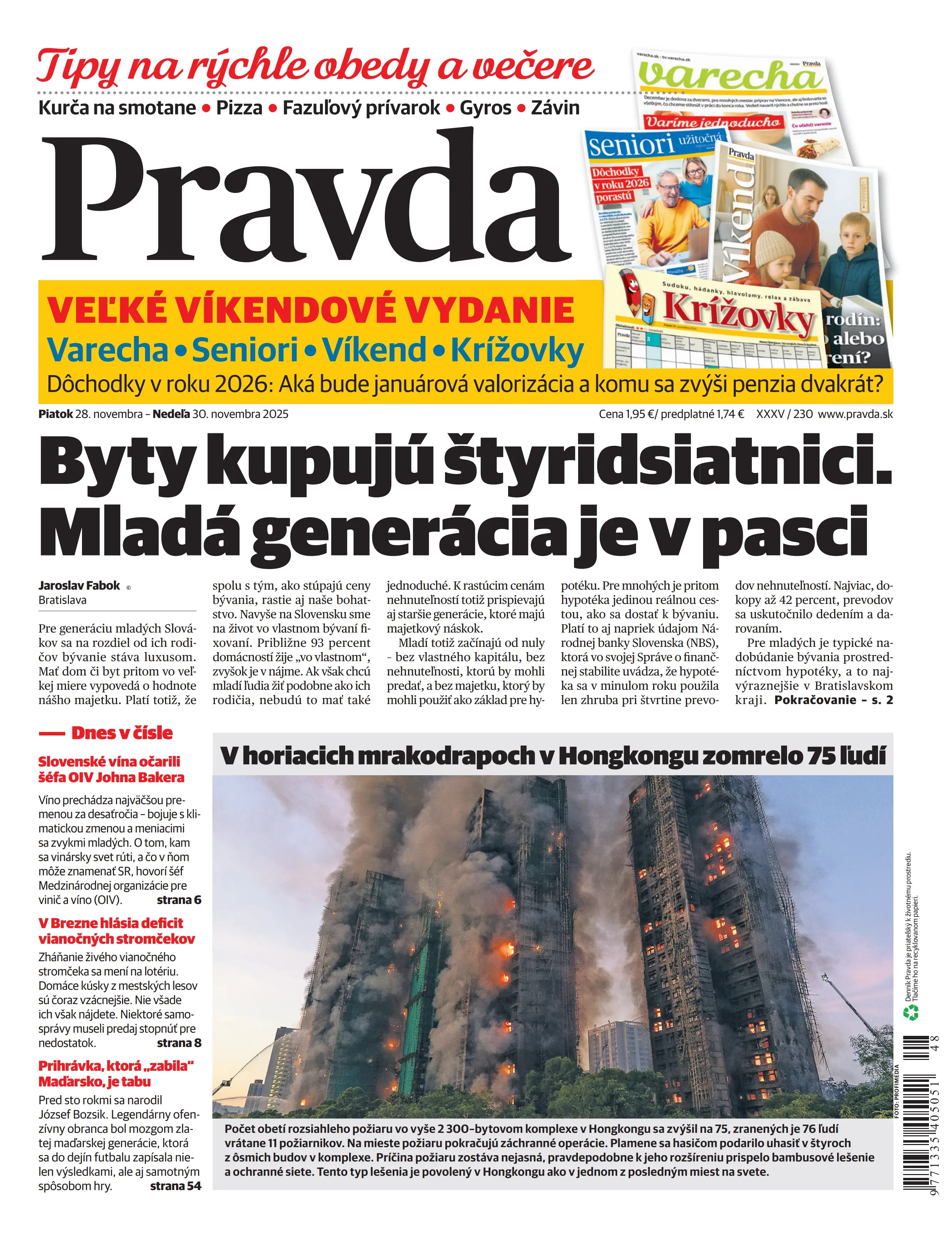 Pravda zo dňa 28.11.2025