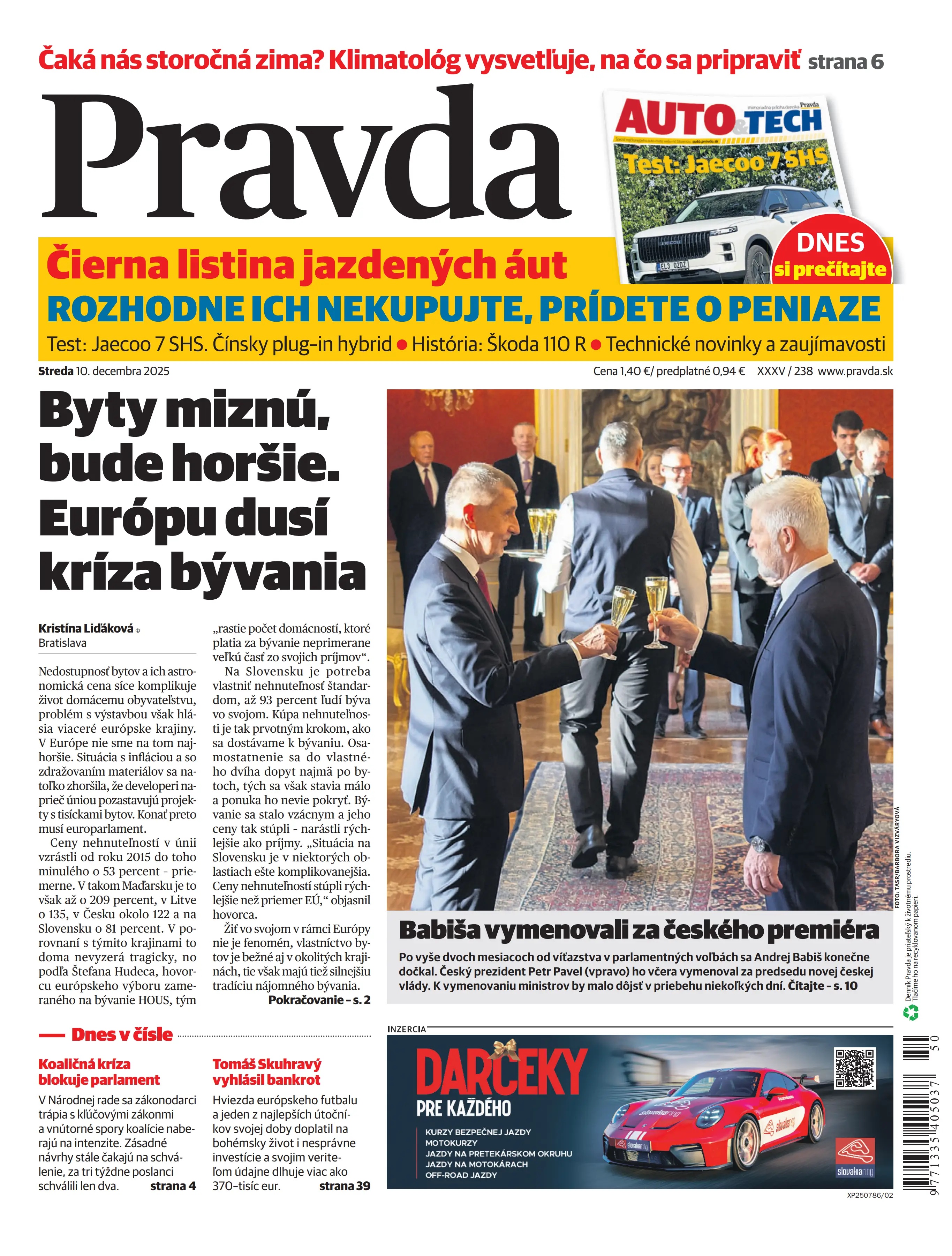 Pravda zo dňa 10.12.2025