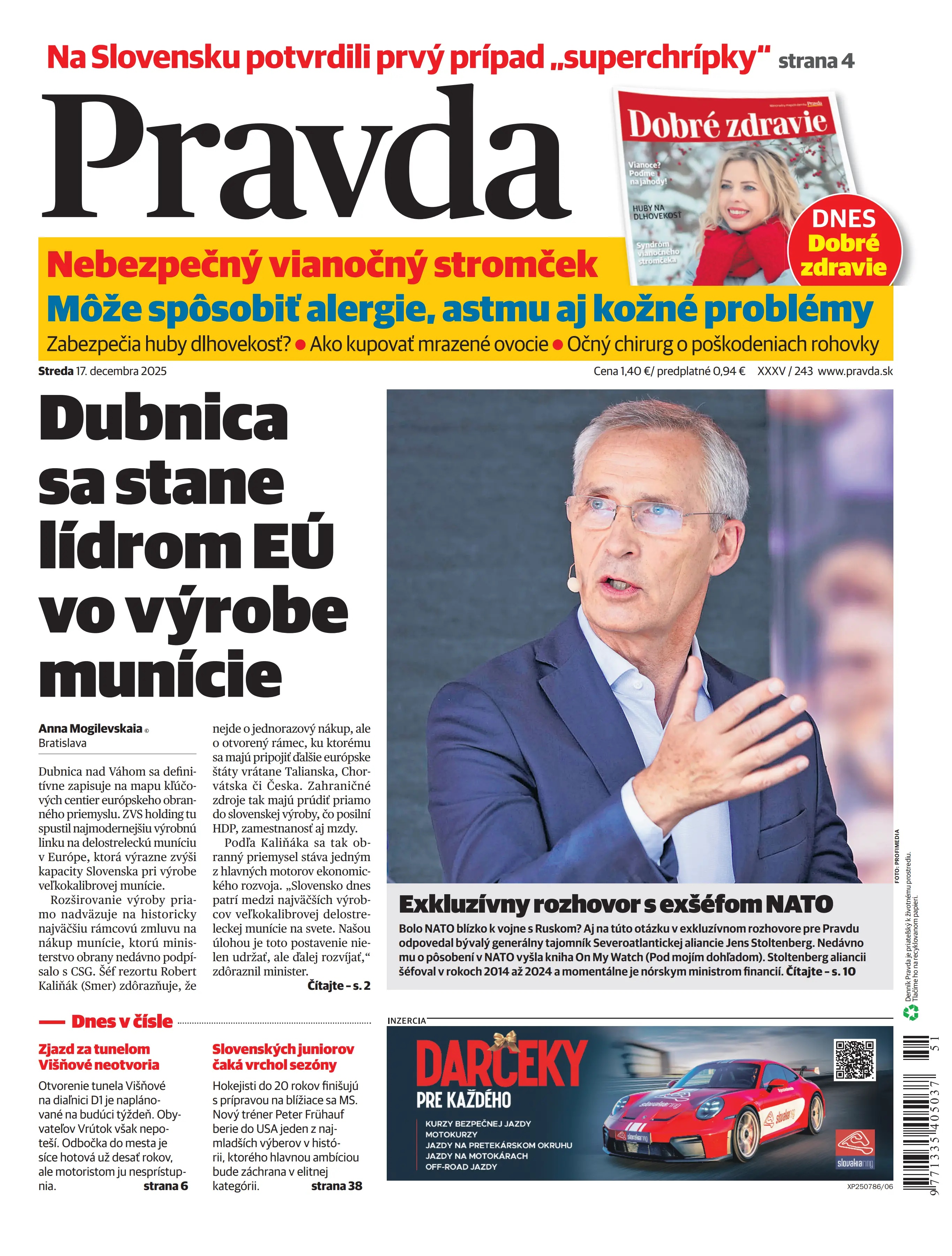 Pravda zo dňa 17.12.2025