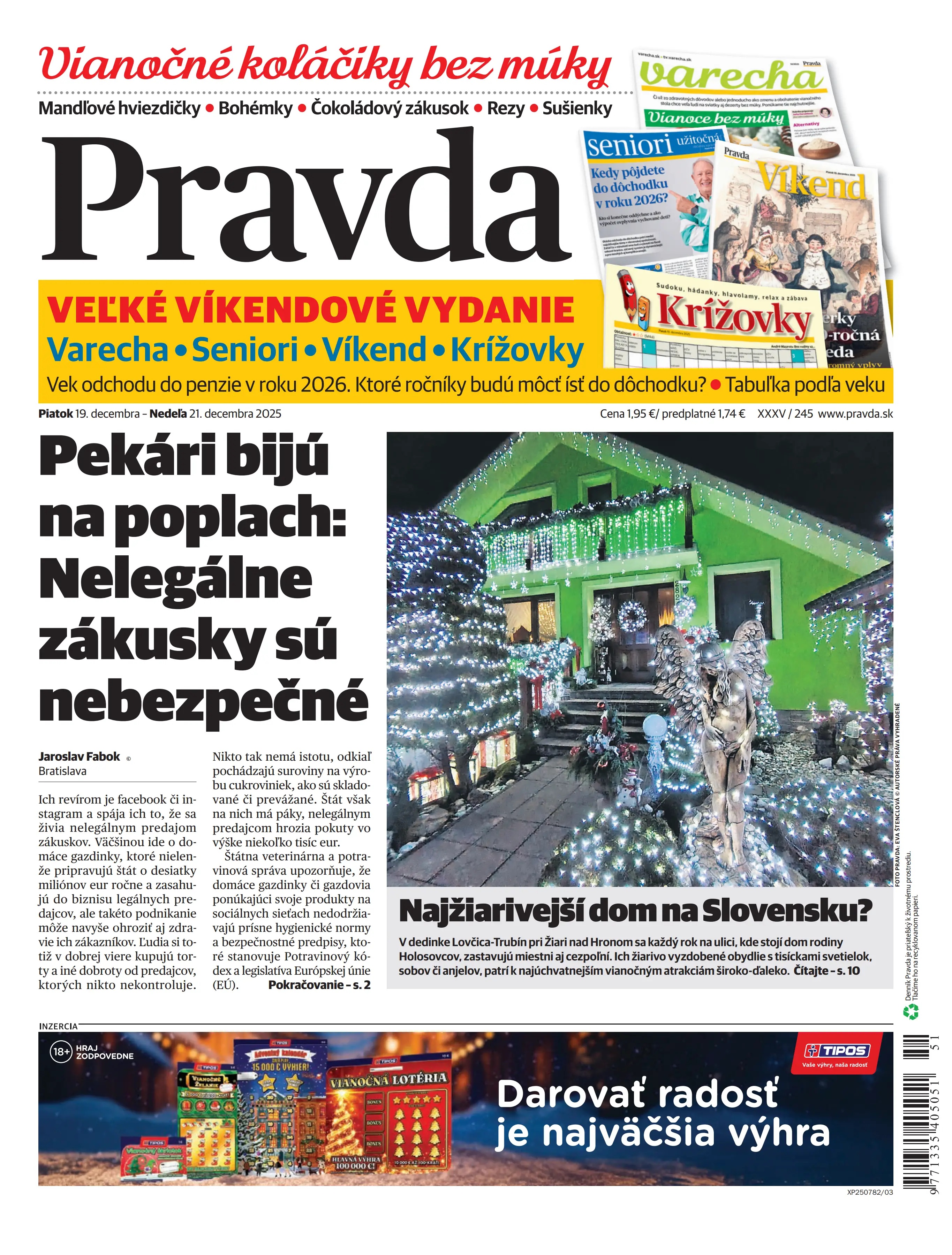 Pravda zo dňa 19.12.2025
