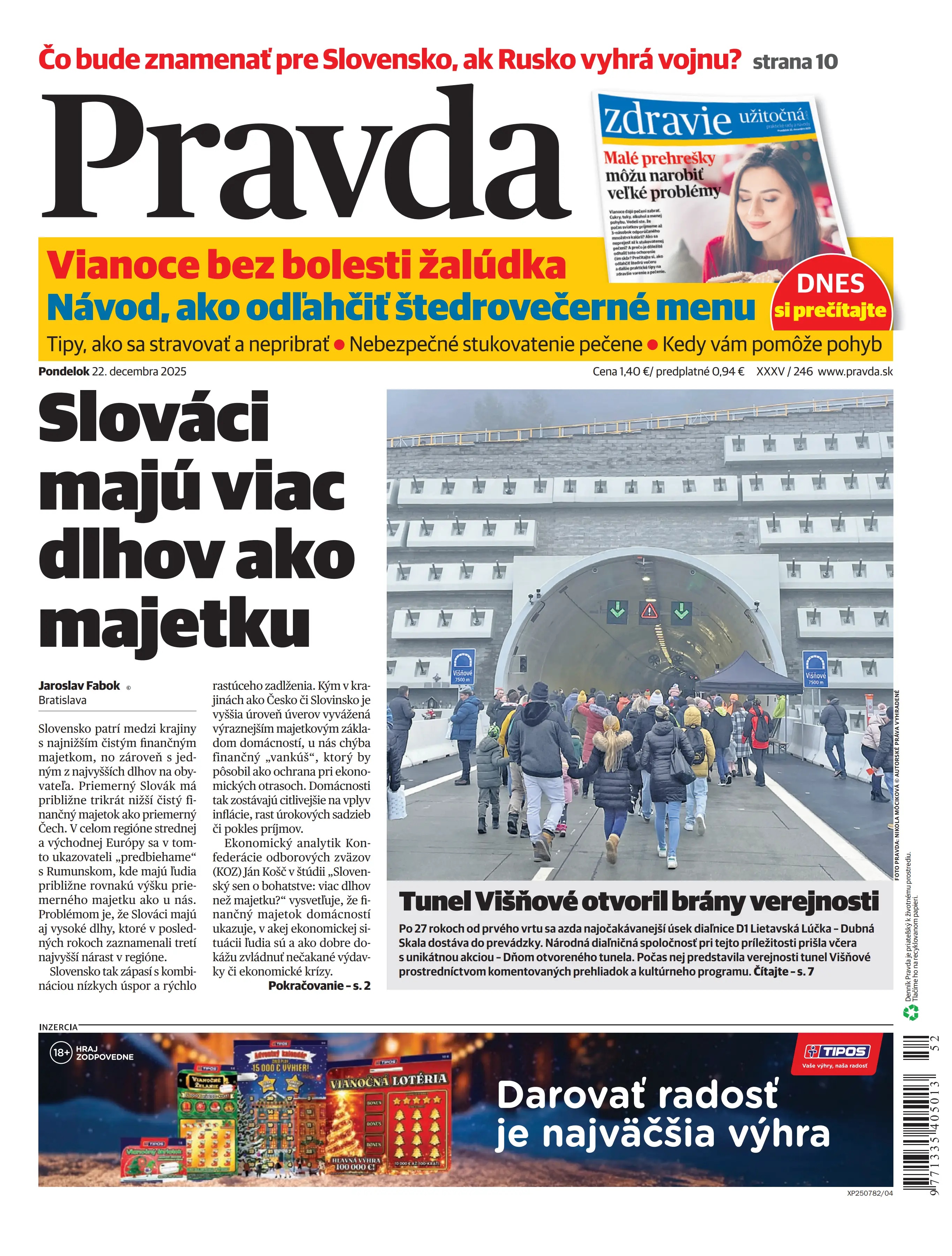 Pravda zo dňa 22.12.2025