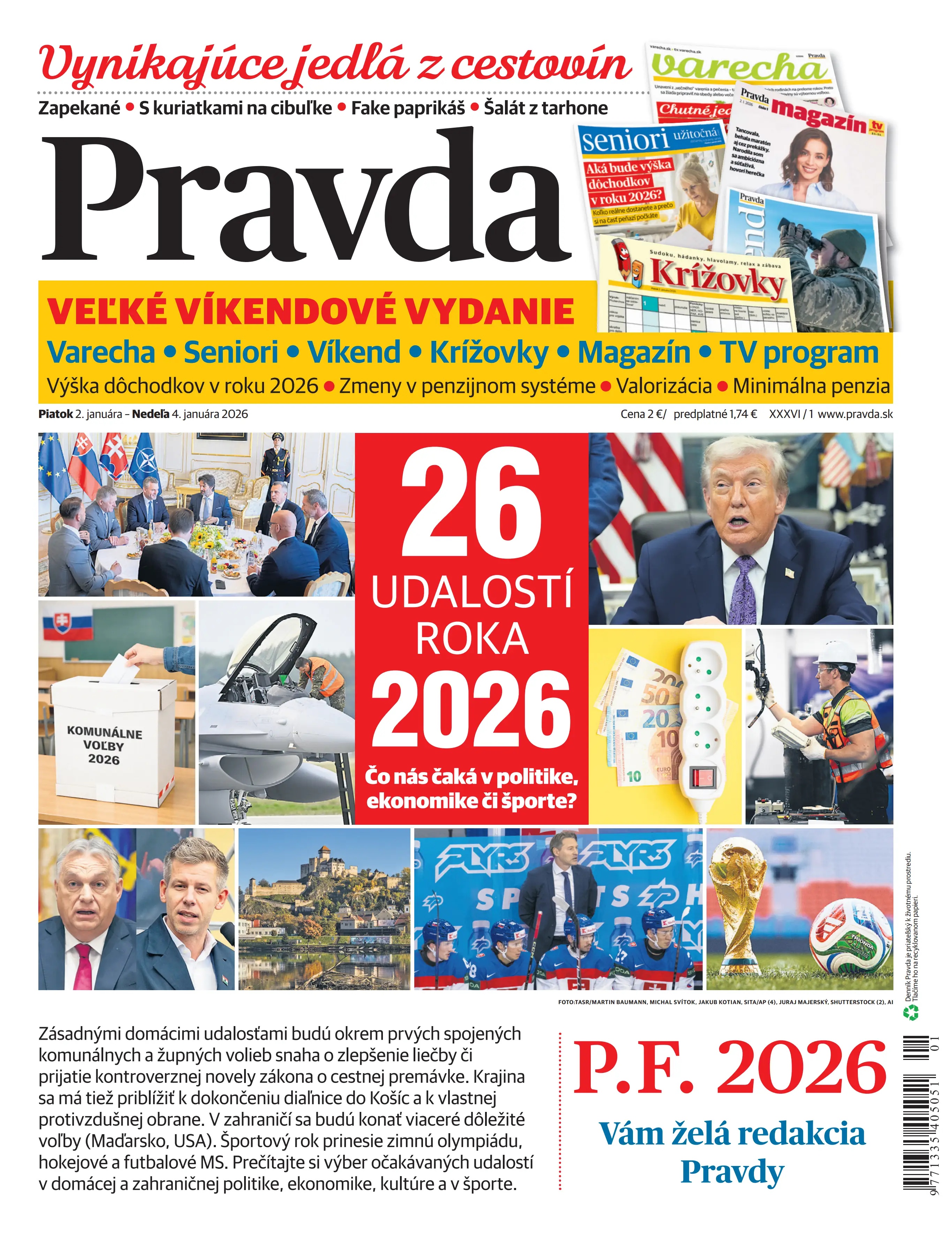 Pravda zo dňa 2.1.2026