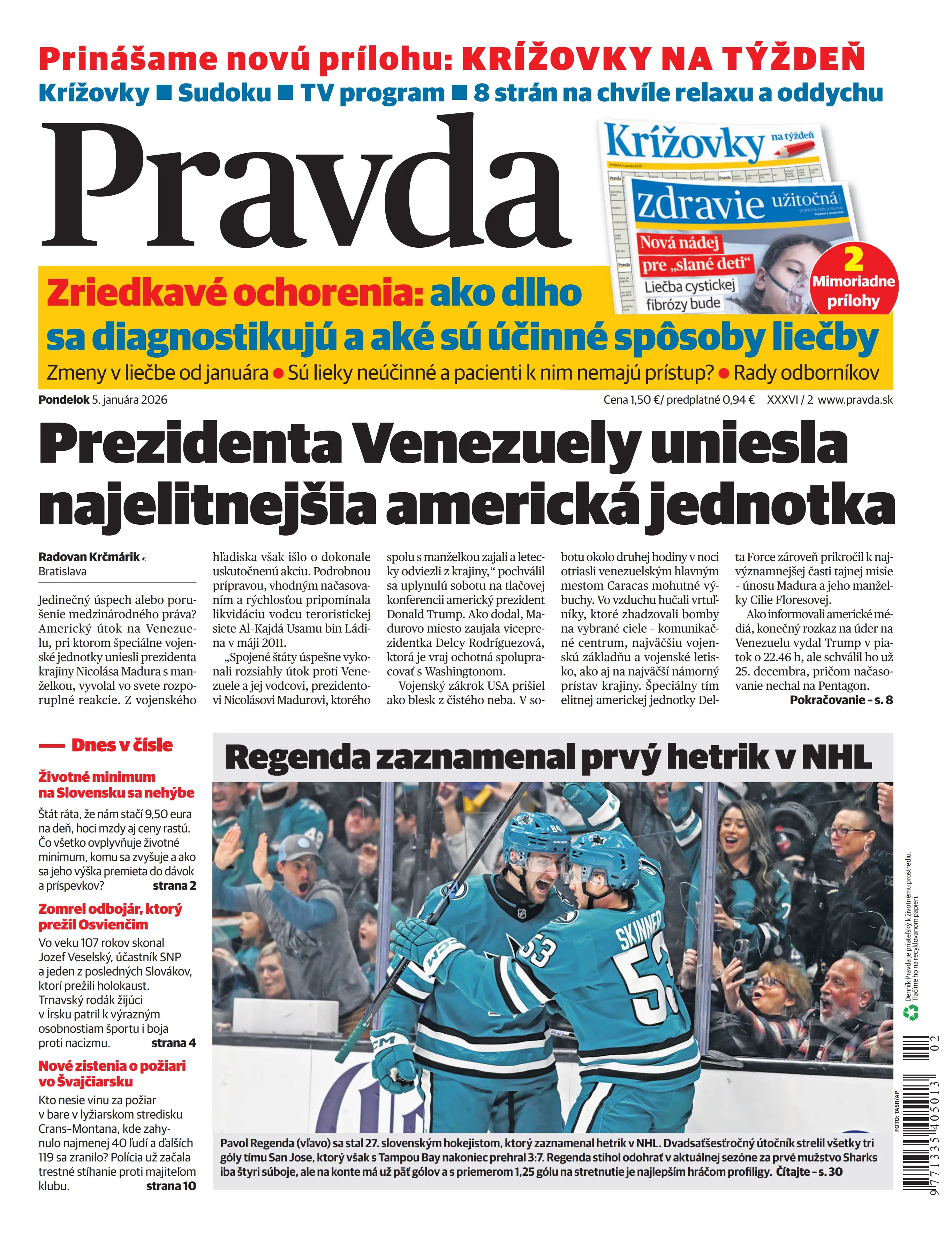 Pravda zo dňa 5.1.2026
