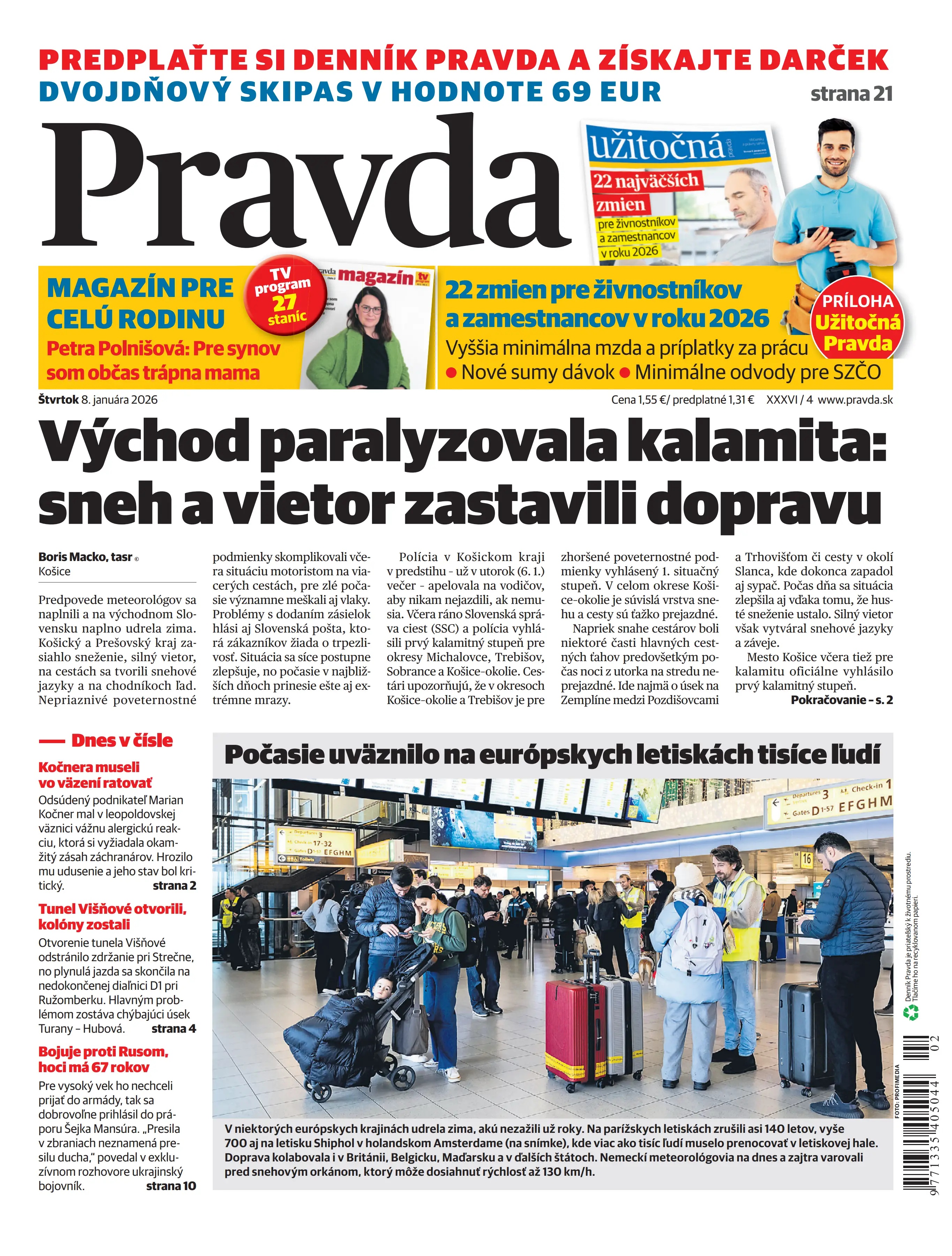 Pravda zo dňa 8.1.2026