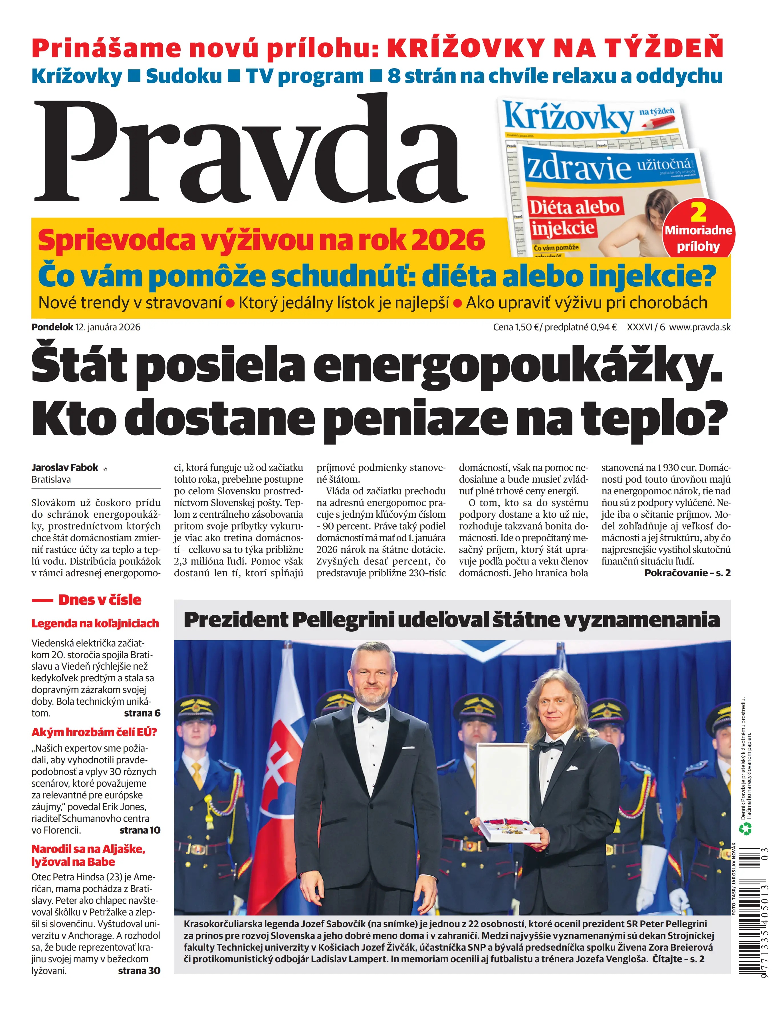 Pravda zo dňa 12.1.2026
