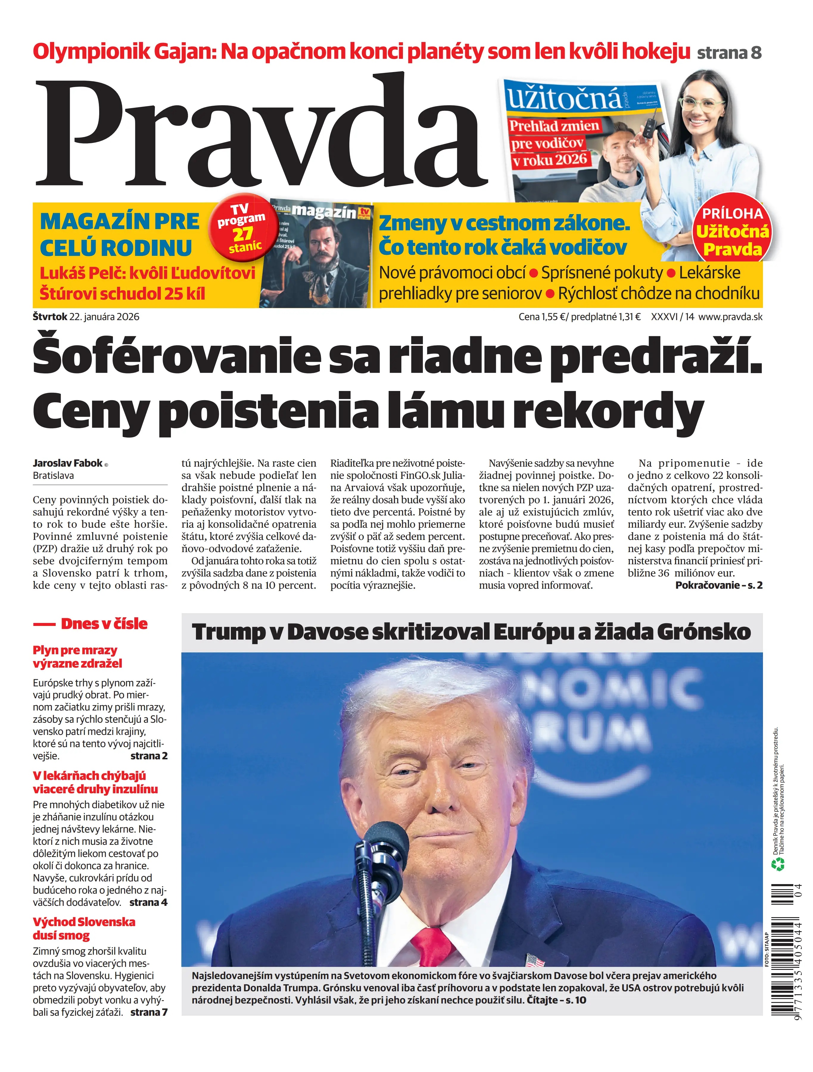 Pravda zo dňa 22.1.2026
