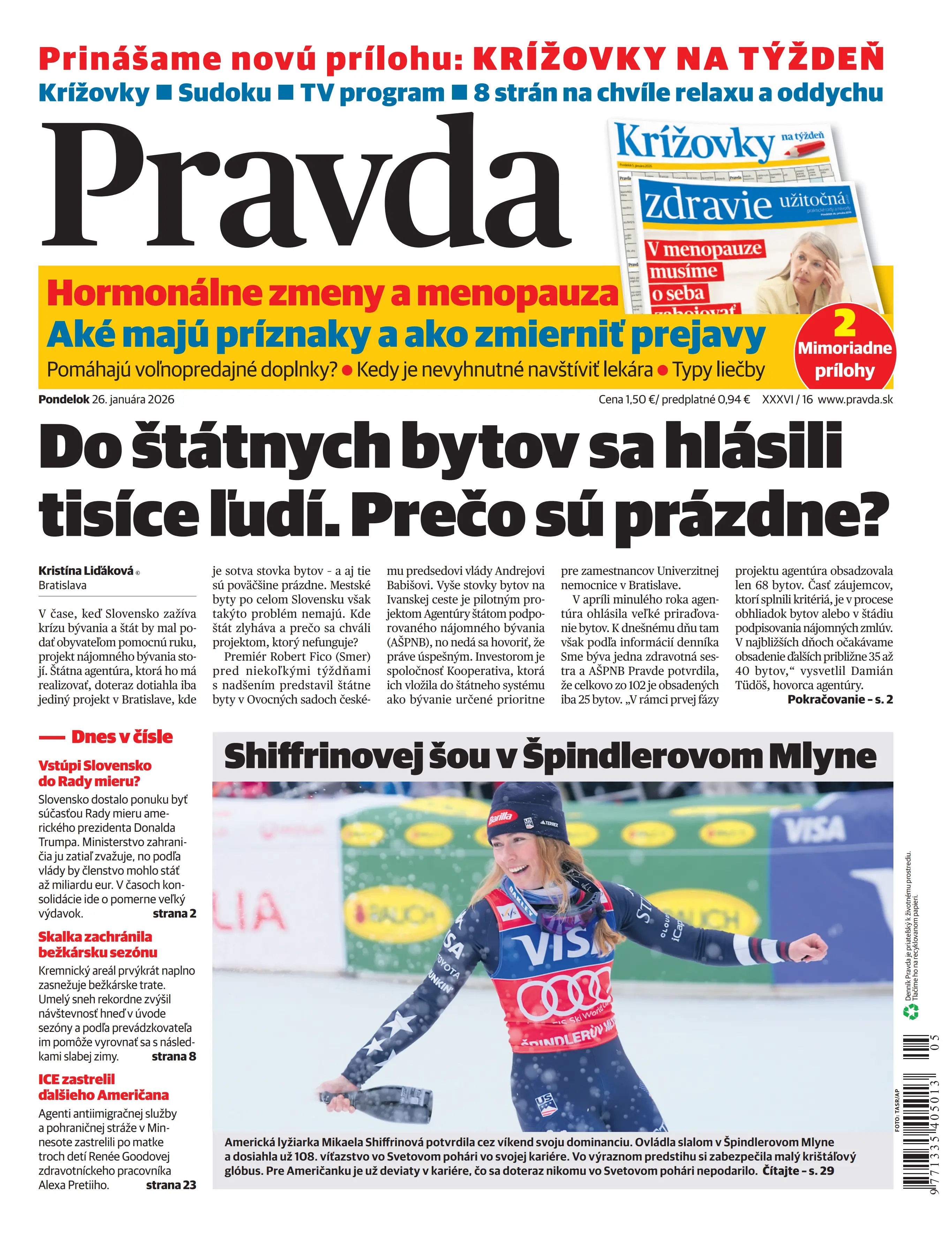 Pravda zo dňa 26.1.2026