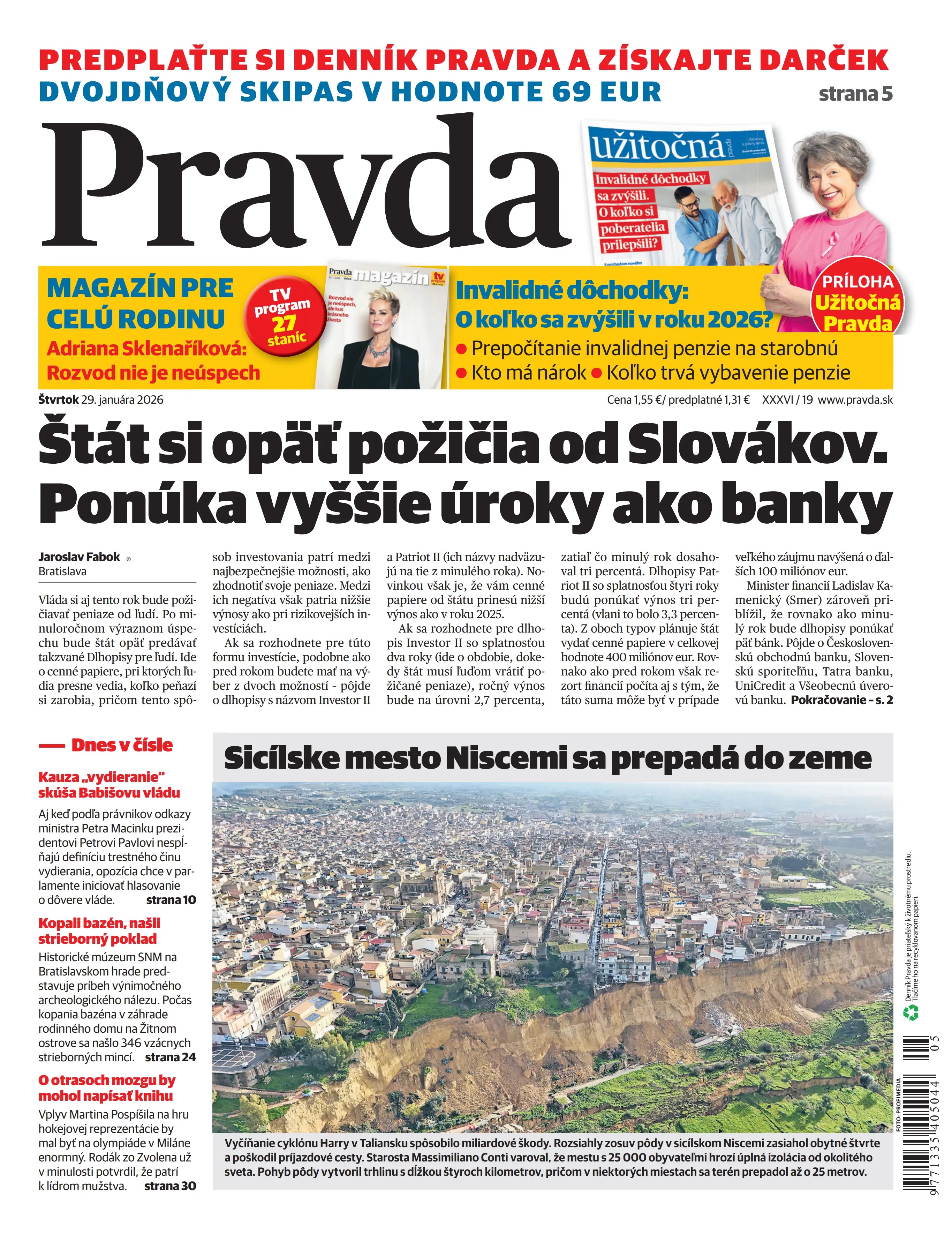 Pravda zo dňa 29.1.2026