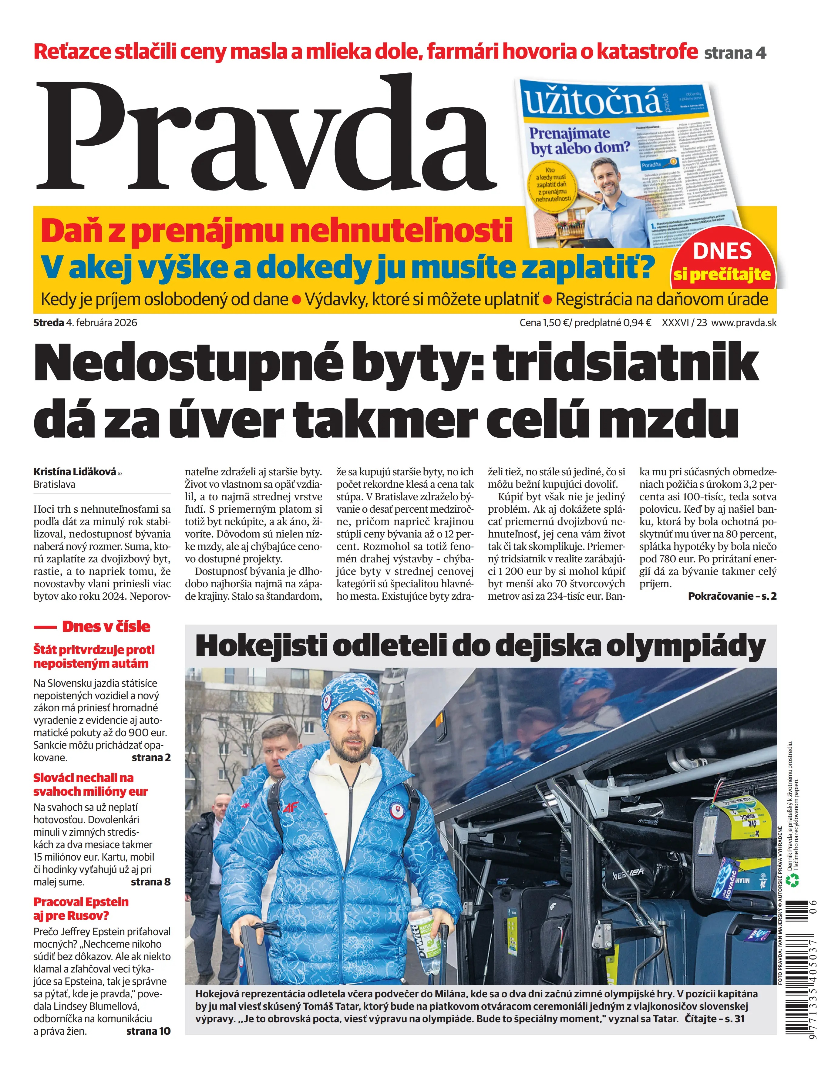 Pravda zo dňa 4.2.2026