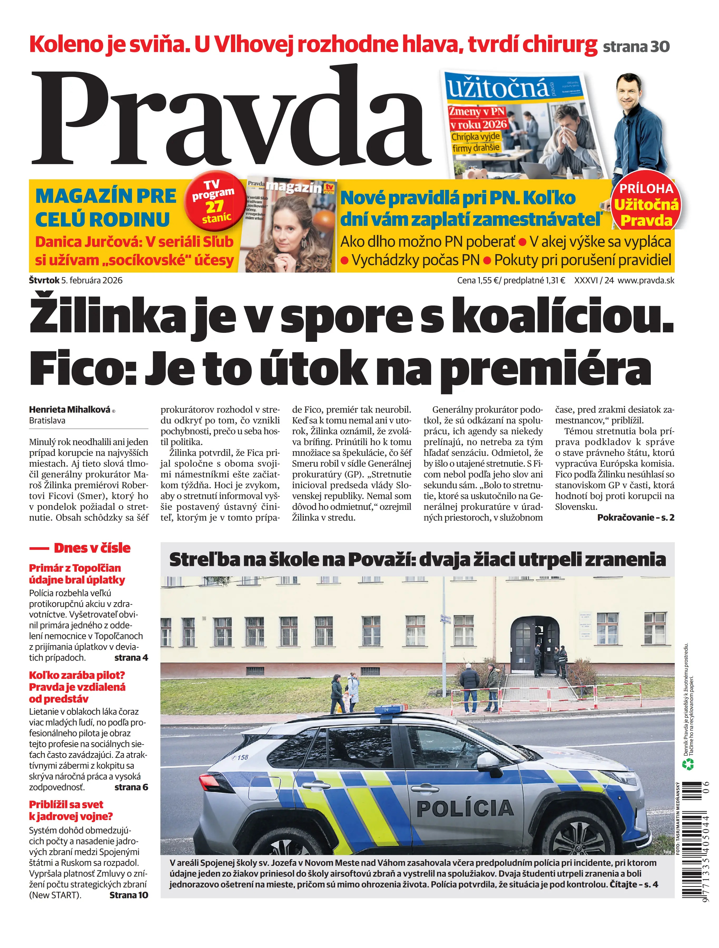 Pravda zo dňa 5.2.2026
