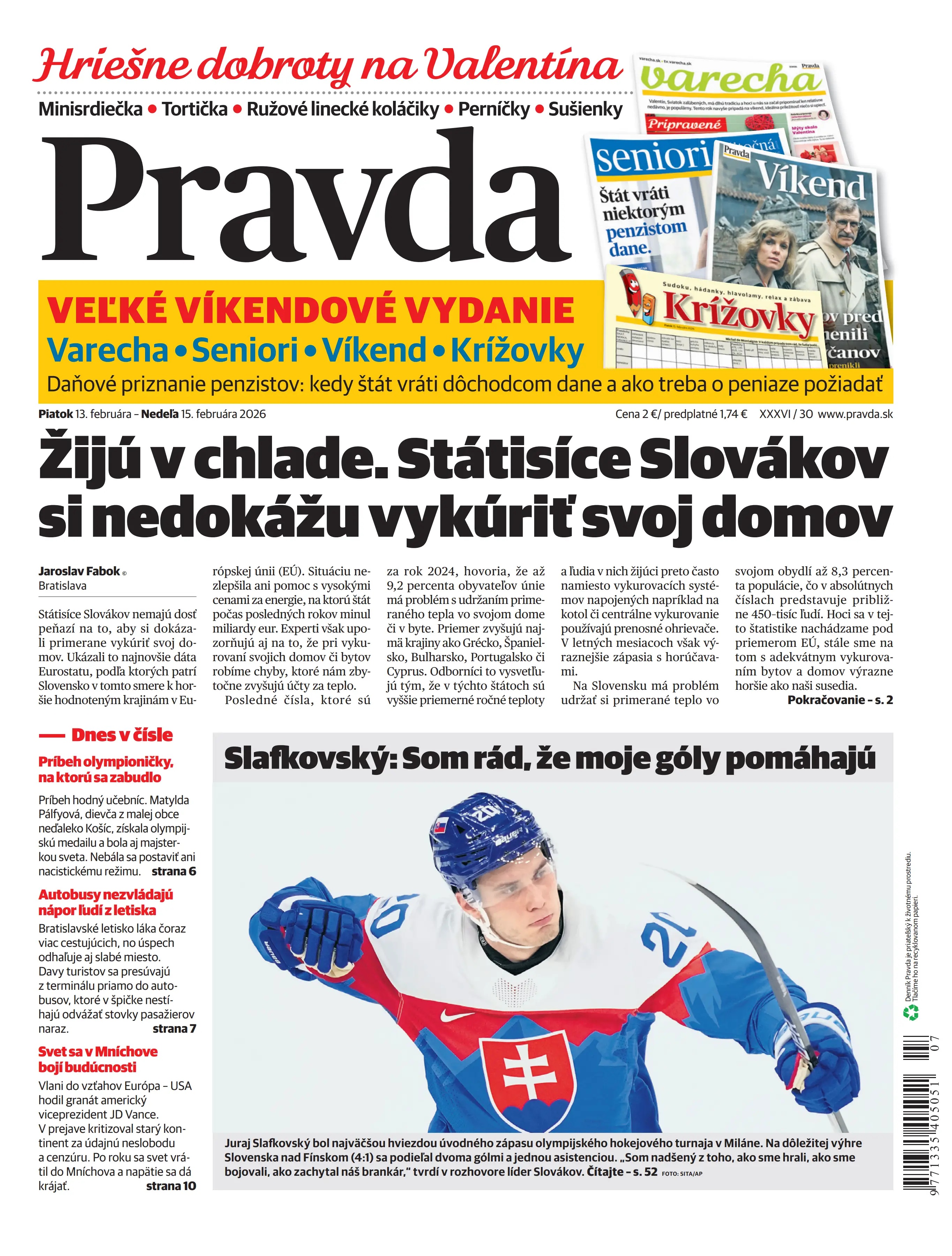 Pravda zo dňa 13.2.2026