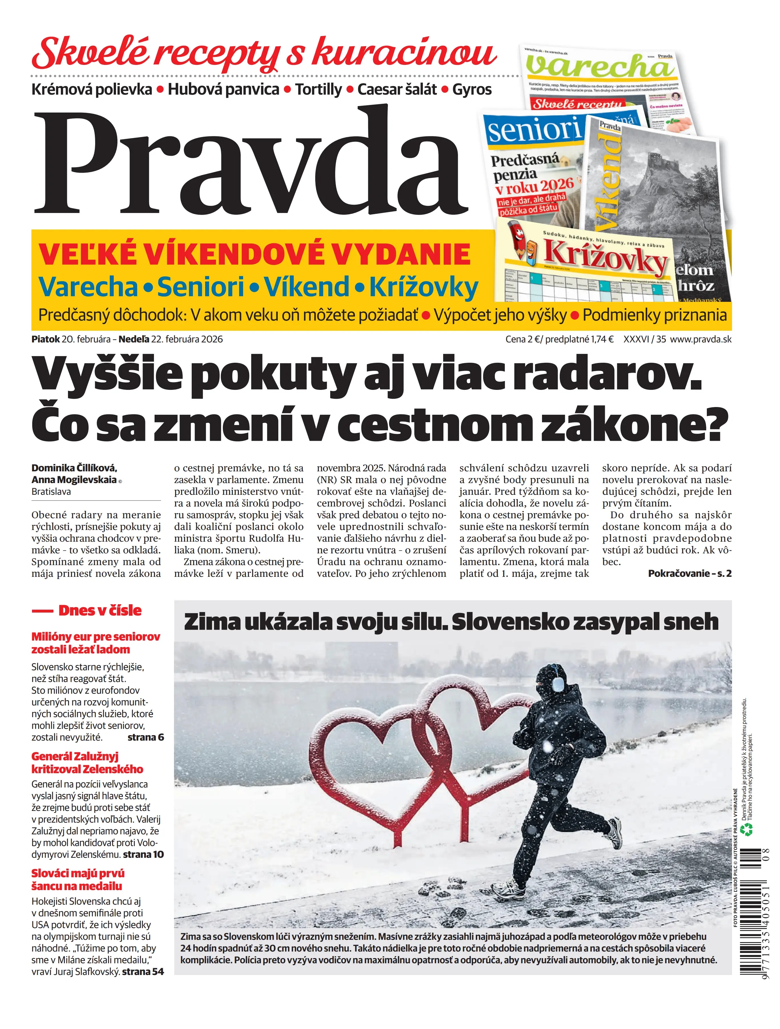 Pravda zo dňa 20.2.2026