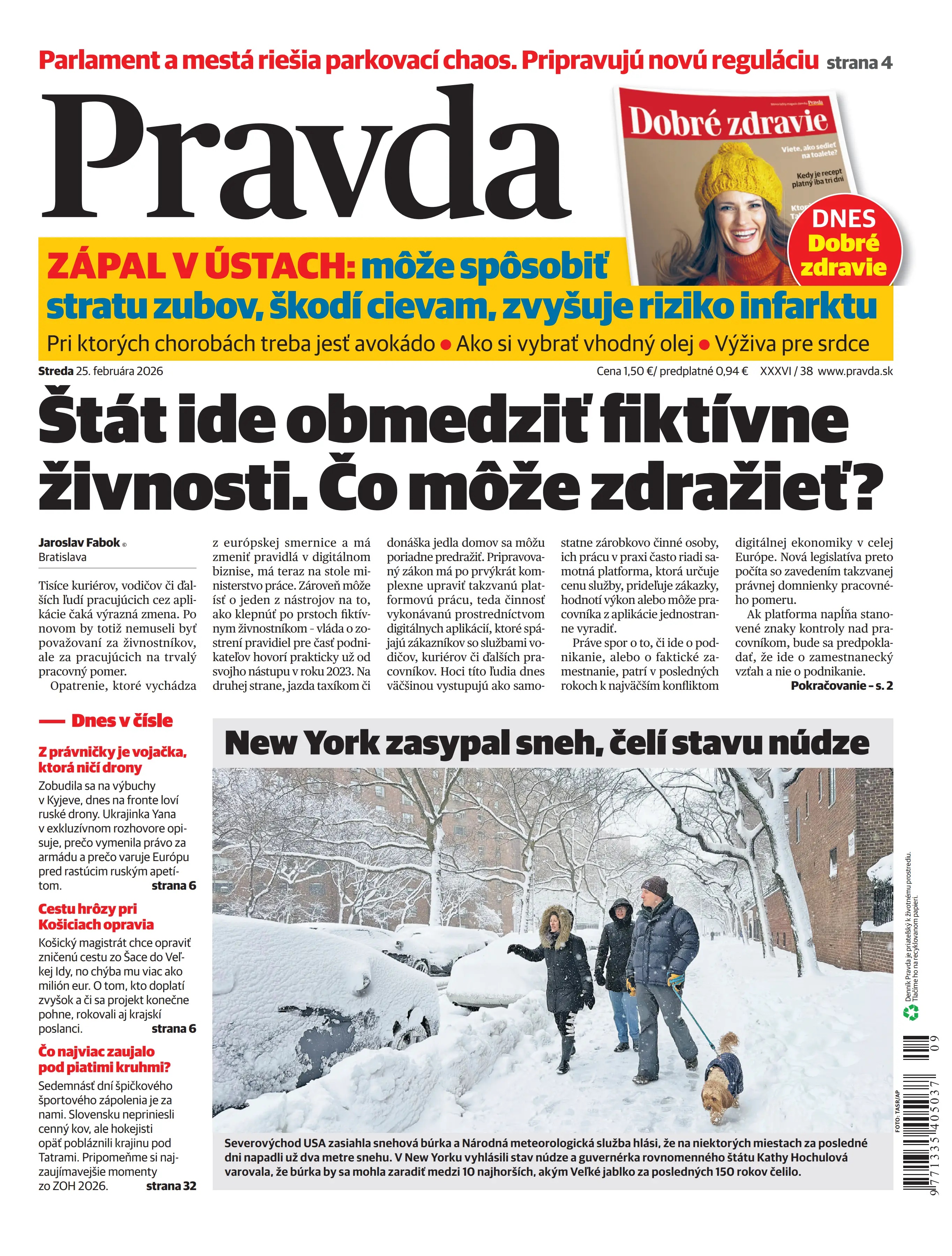 Pravda zo dňa 25.2.2026