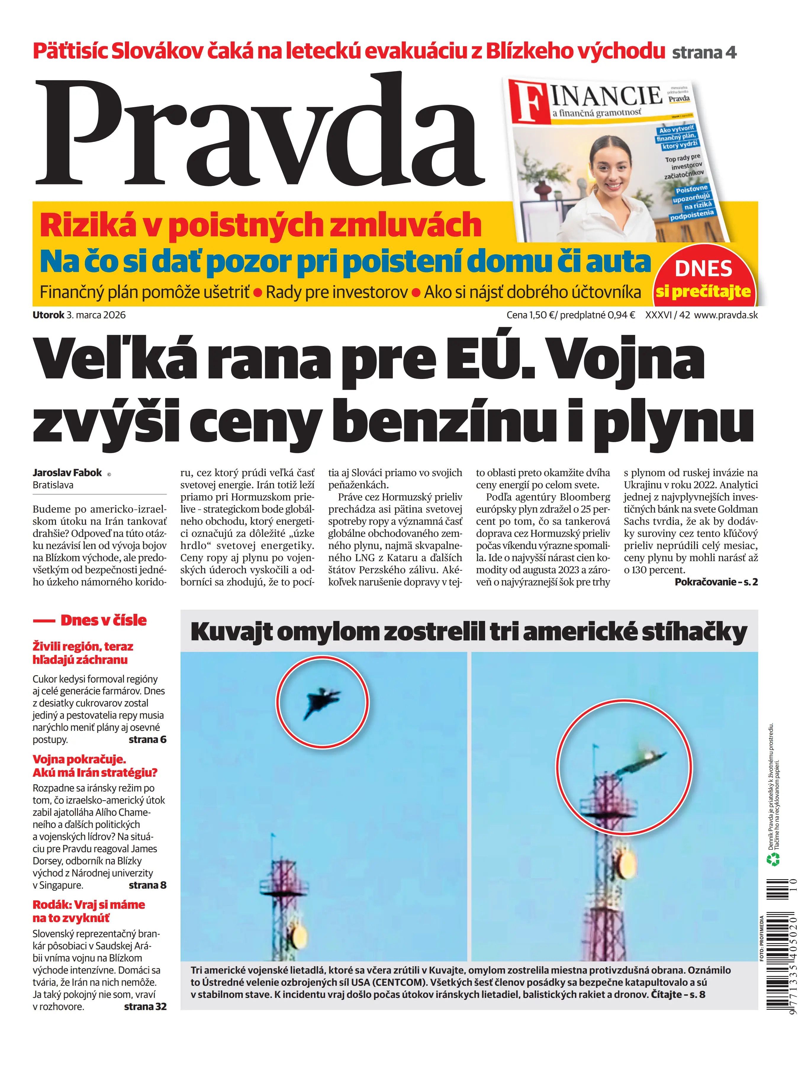 Pravda zo dňa 3.3.2026