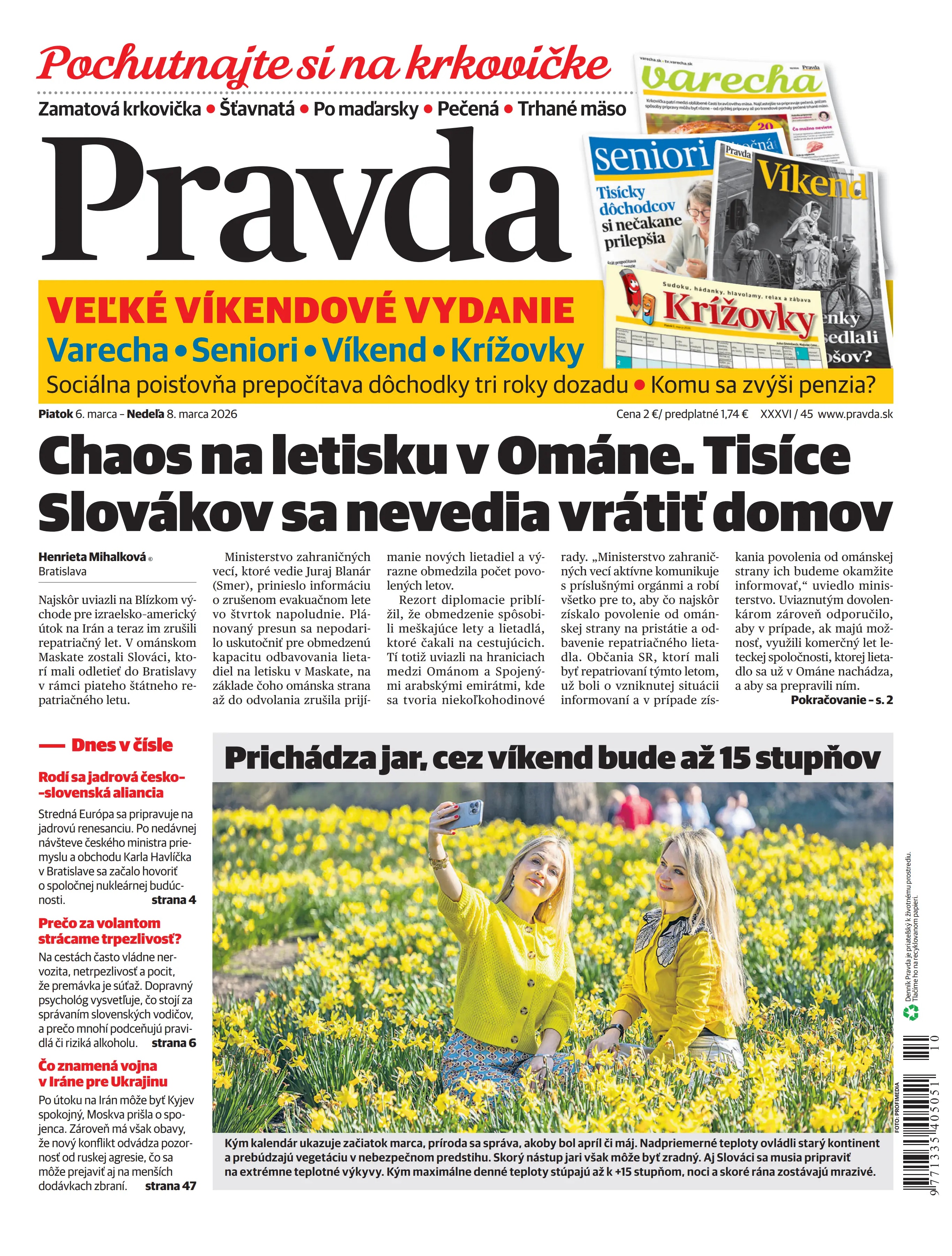 Pravda zo dňa 6.3.2026