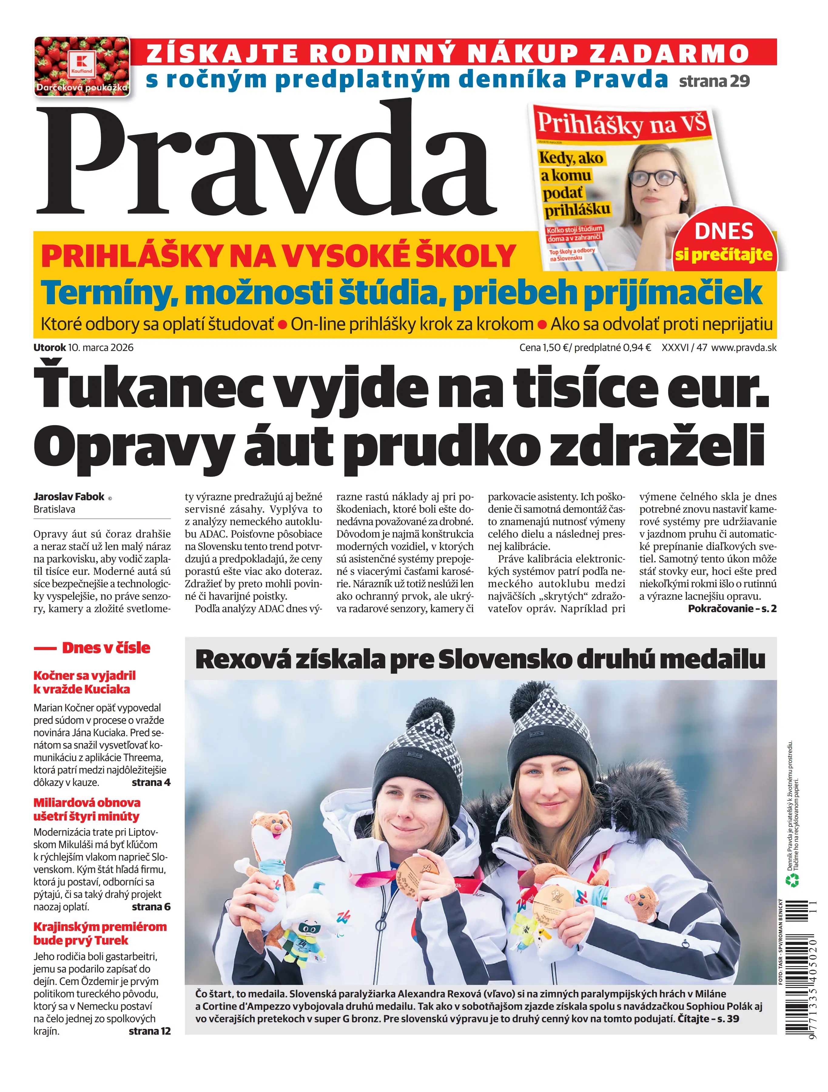 Pravda zo dňa 10.3.2026