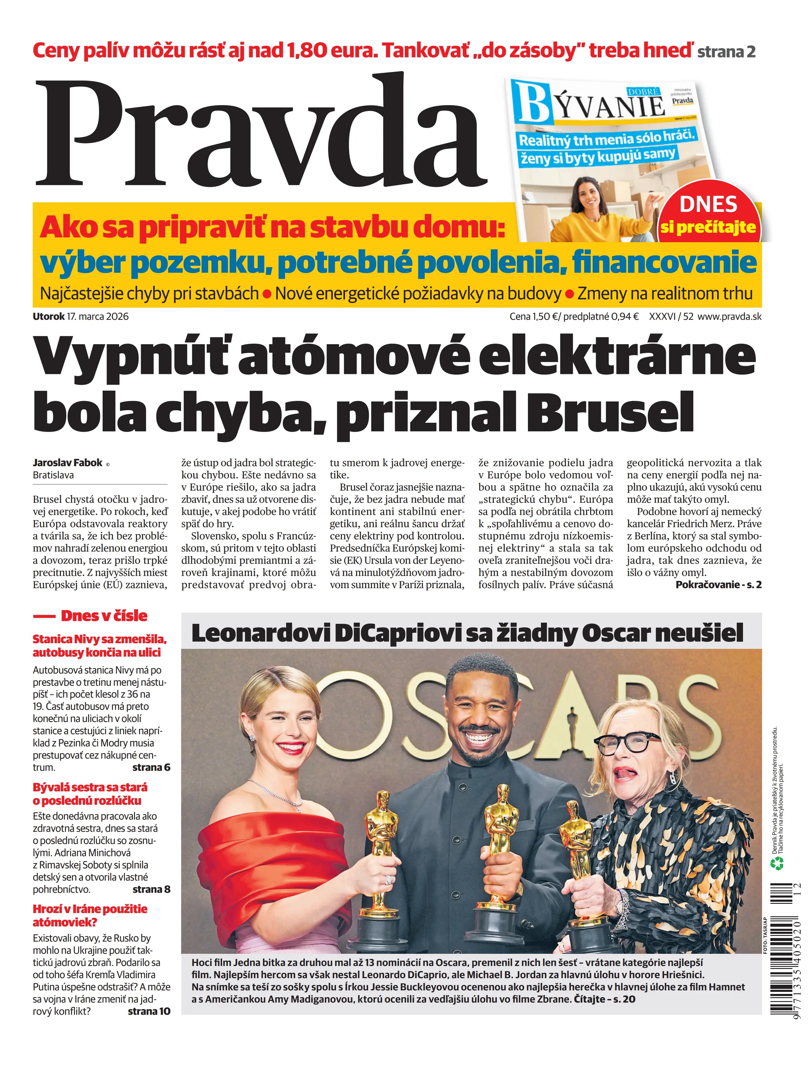 Pravda zo dňa 17.3.2026