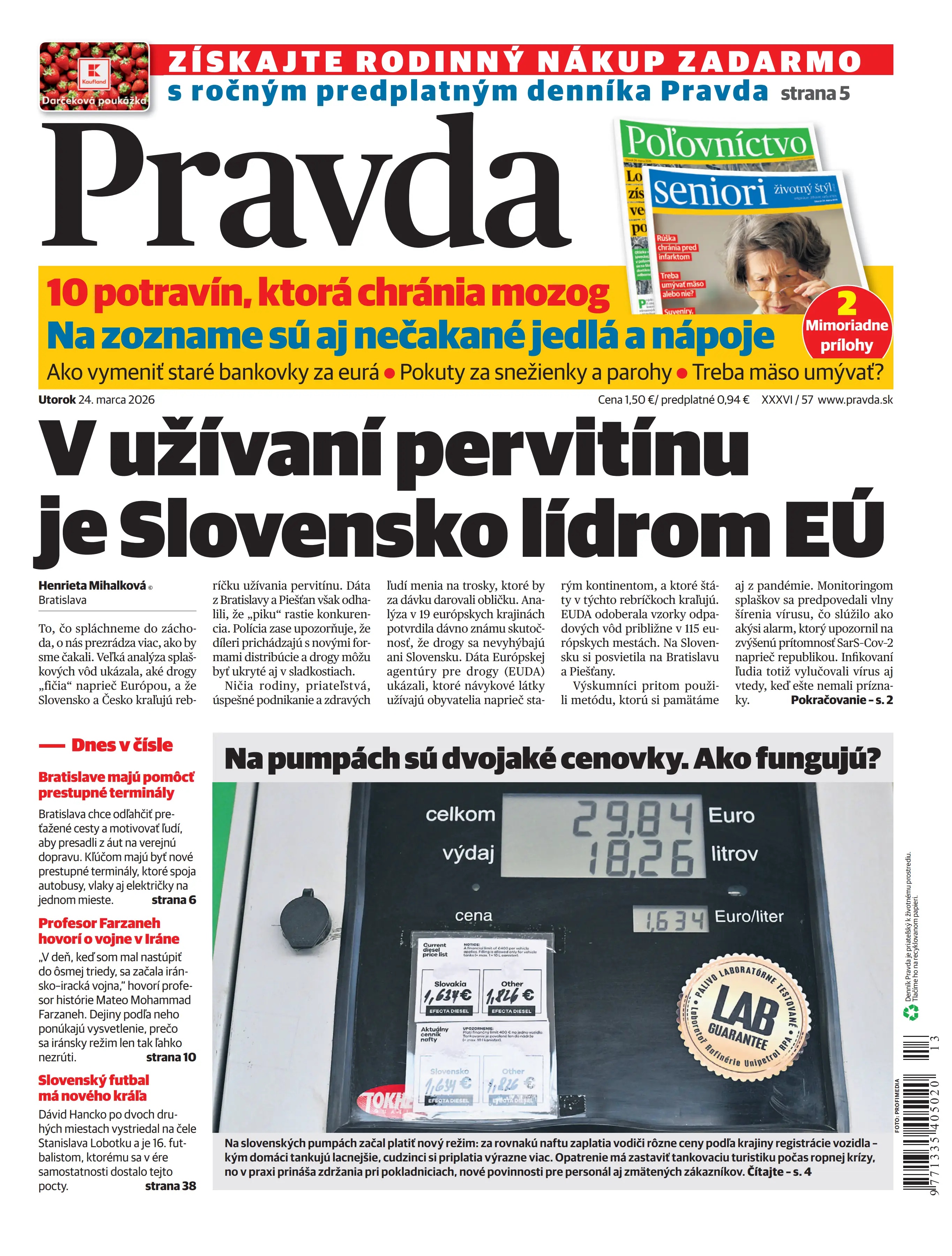 Pravda zo dňa 24.3.2026