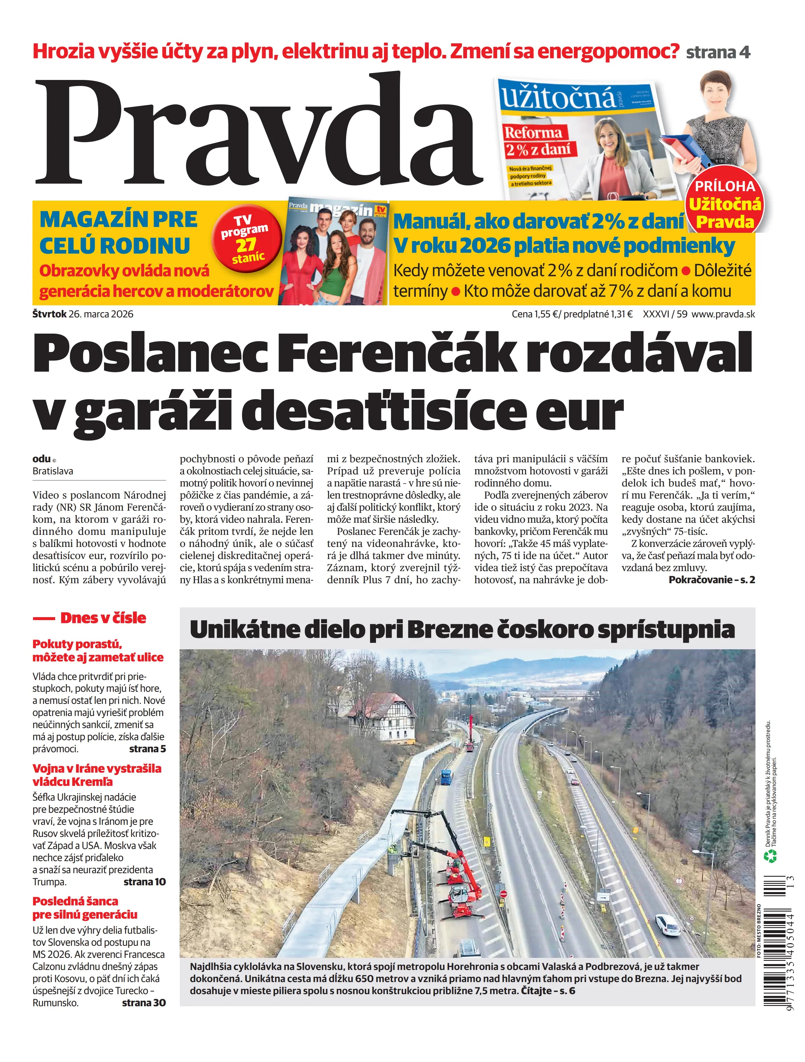 Pravda zo dňa 26.3.2026
