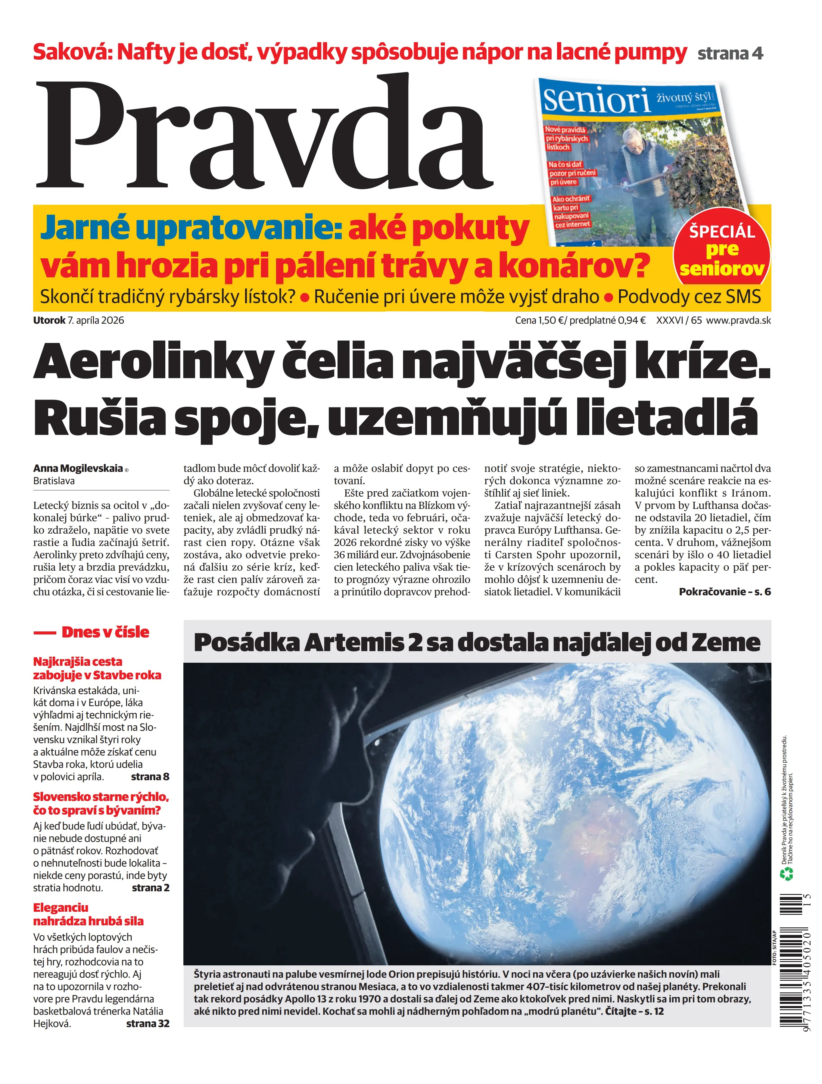 Pravda zo dňa 7.4.2026