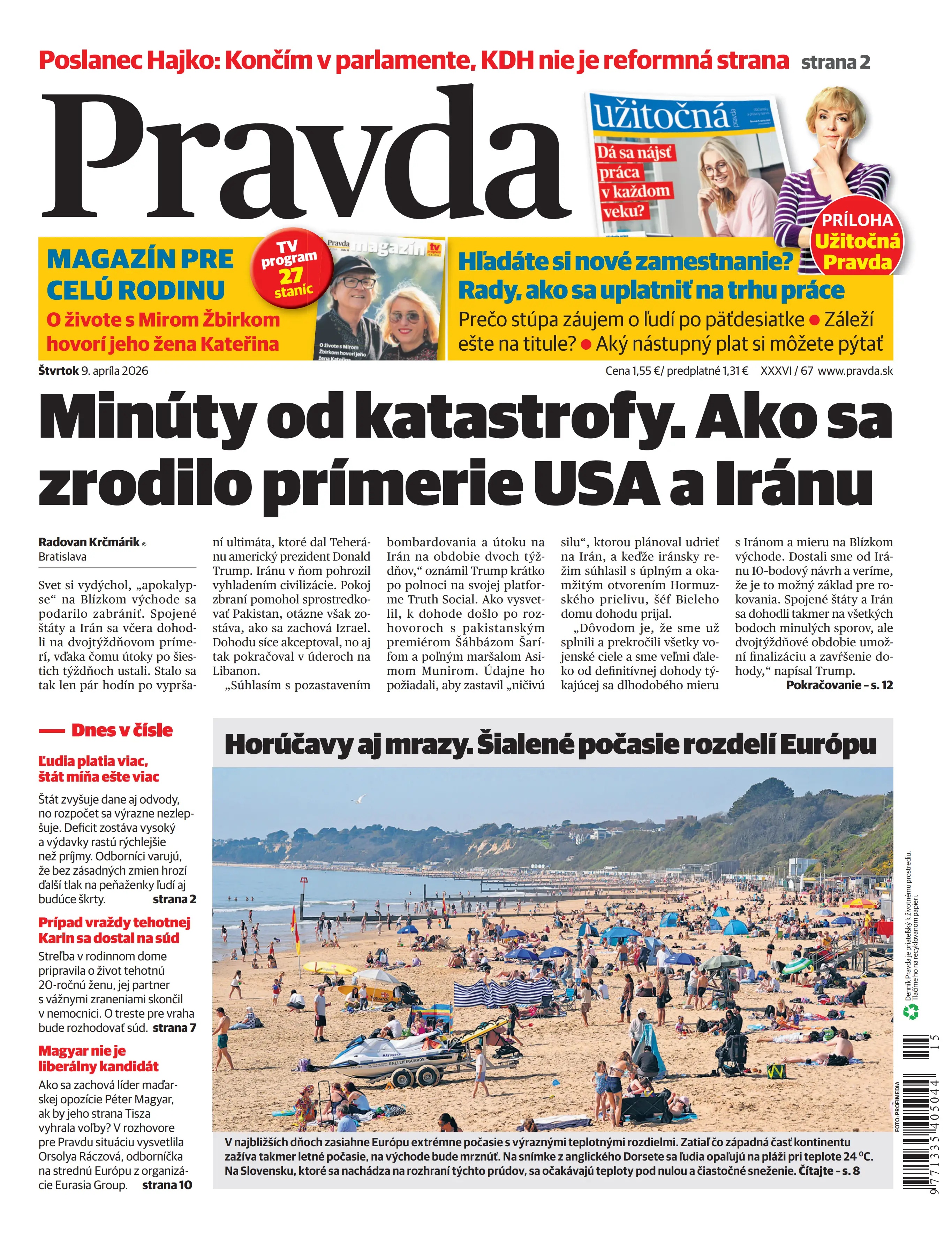 Pravda zo dňa 9.4.2026