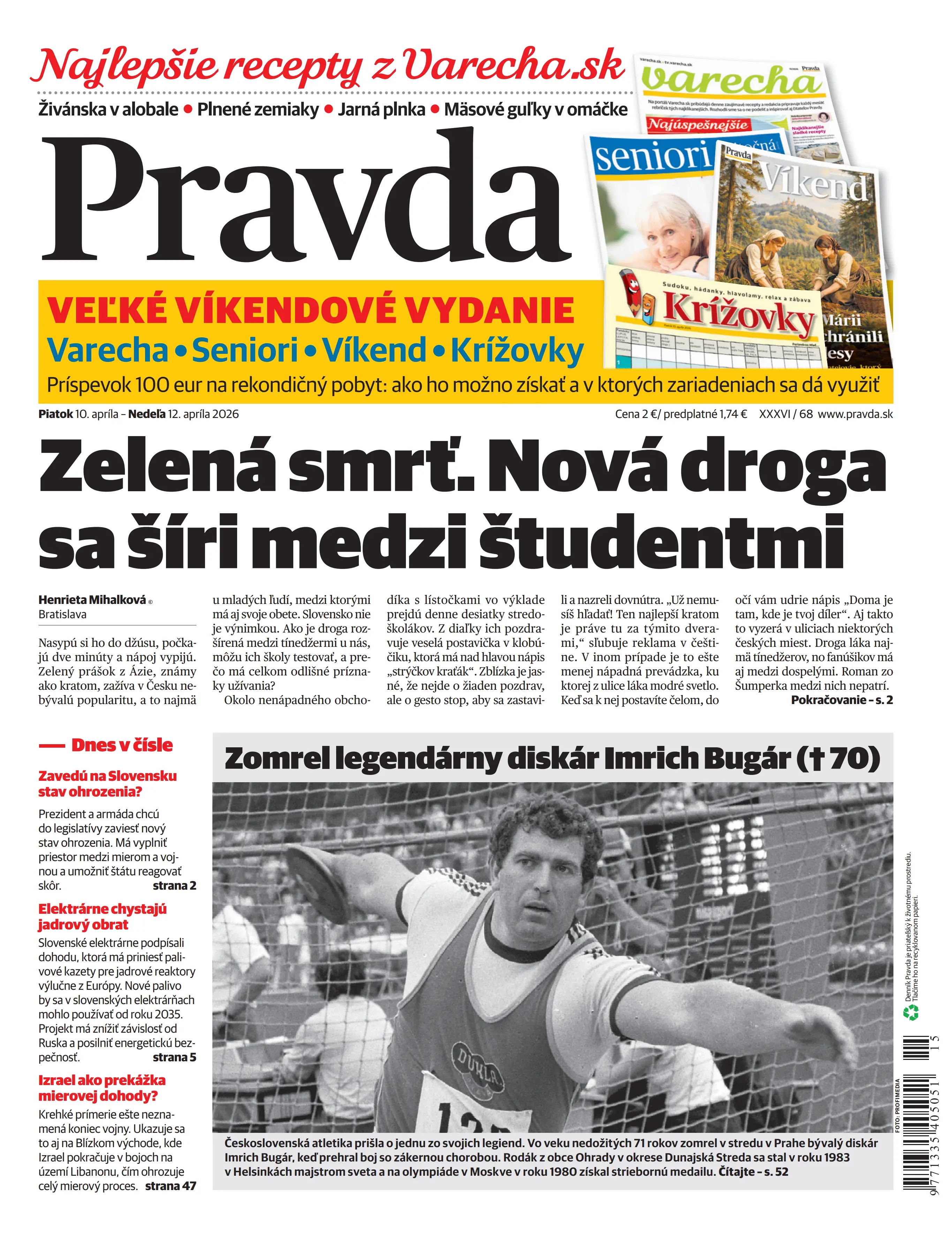Pravda zo dňa 10.4.2026