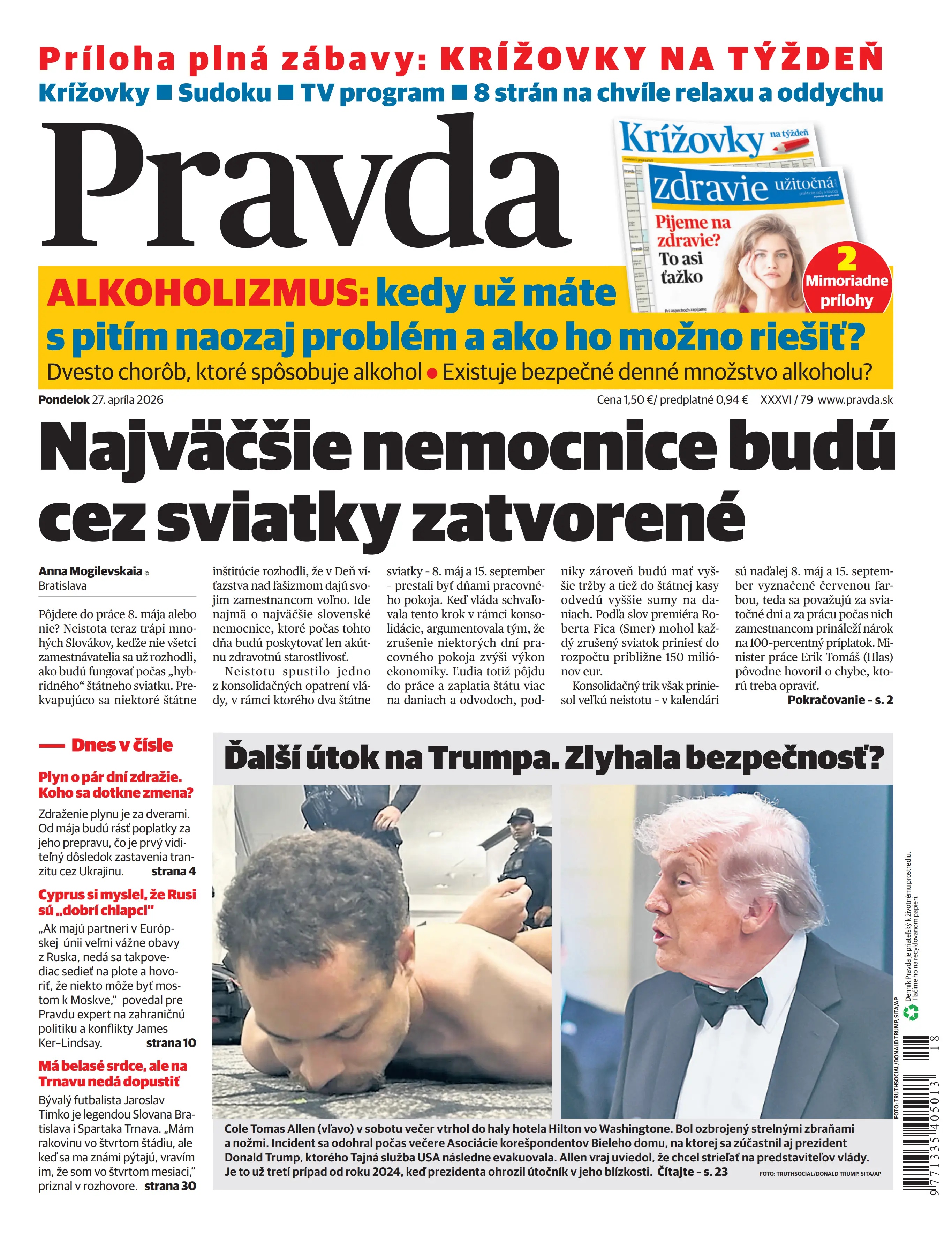 Pravda zo dňa 27.4.2026