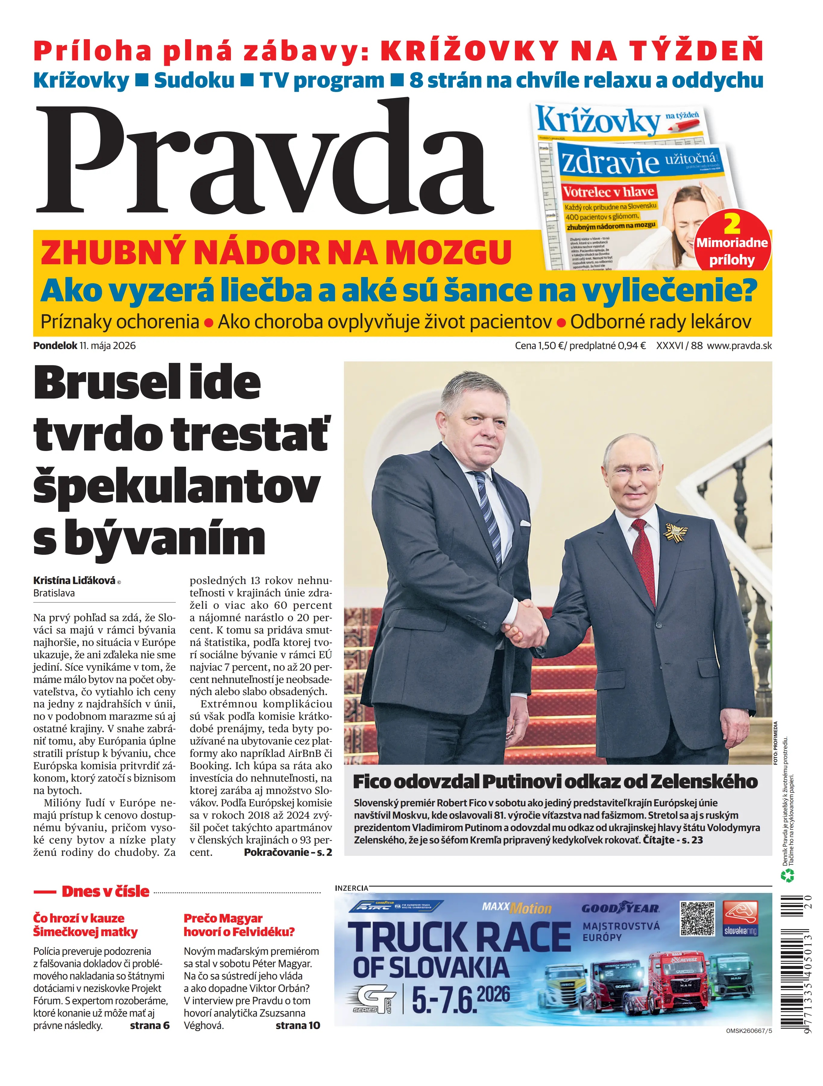 Pravda zo dňa 11.5.2026