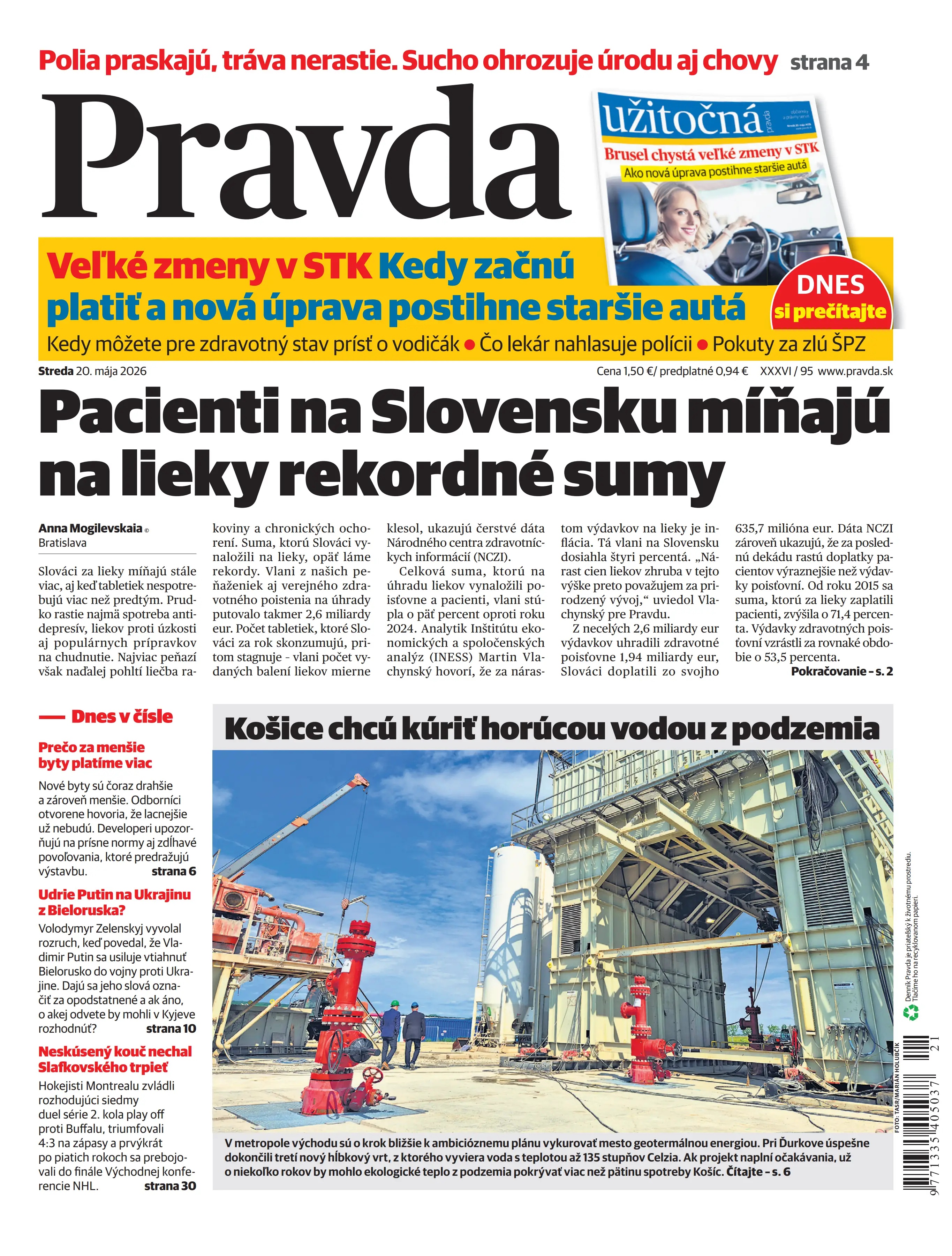 Pravda zo dňa 20.5.2026