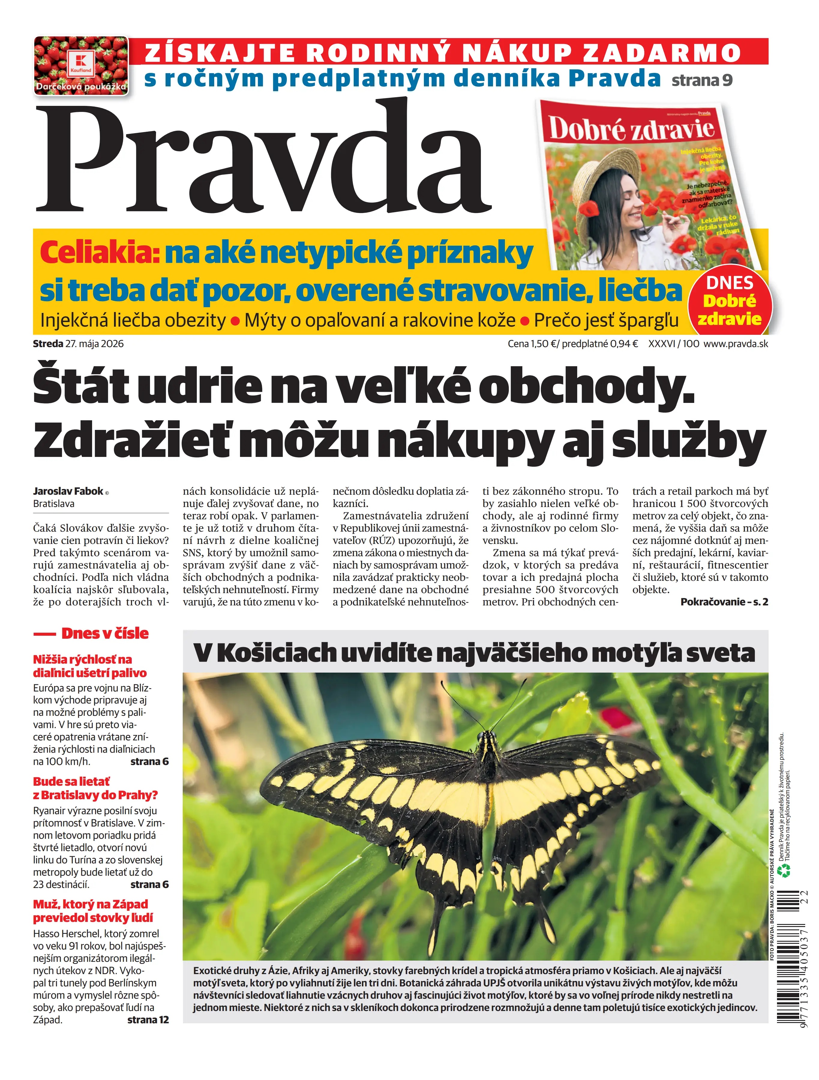 Pravda zo dňa 27.5.2026