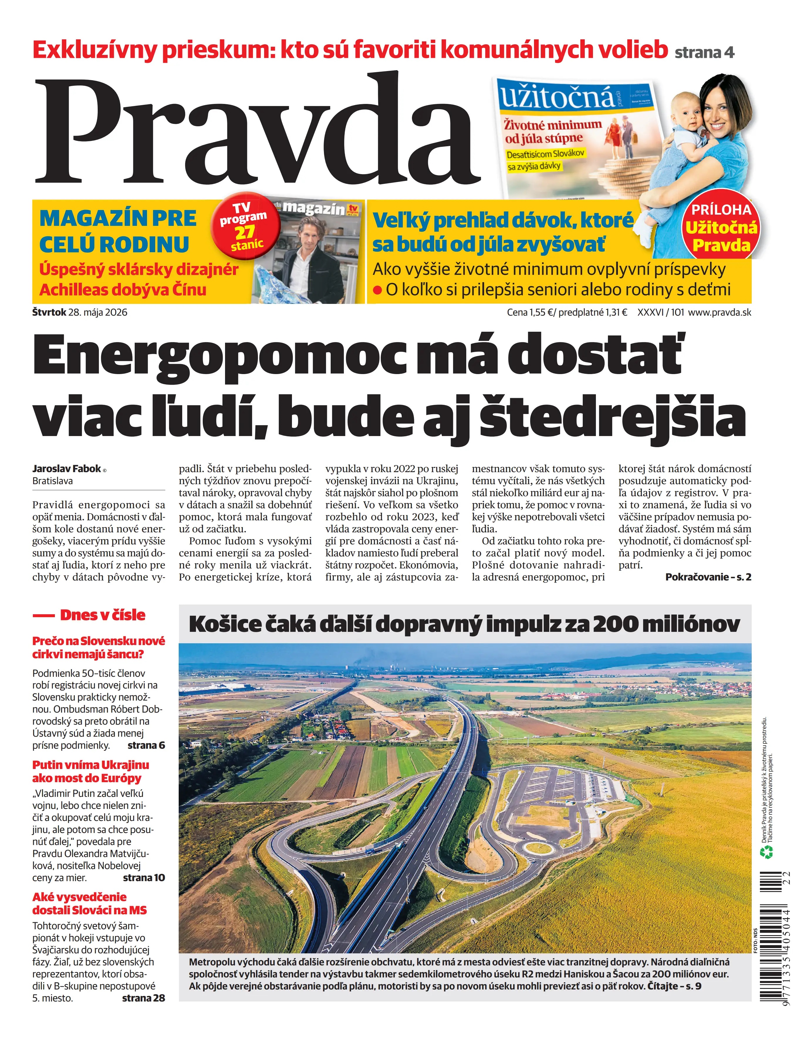 Pravda zo dňa 28.5.2026