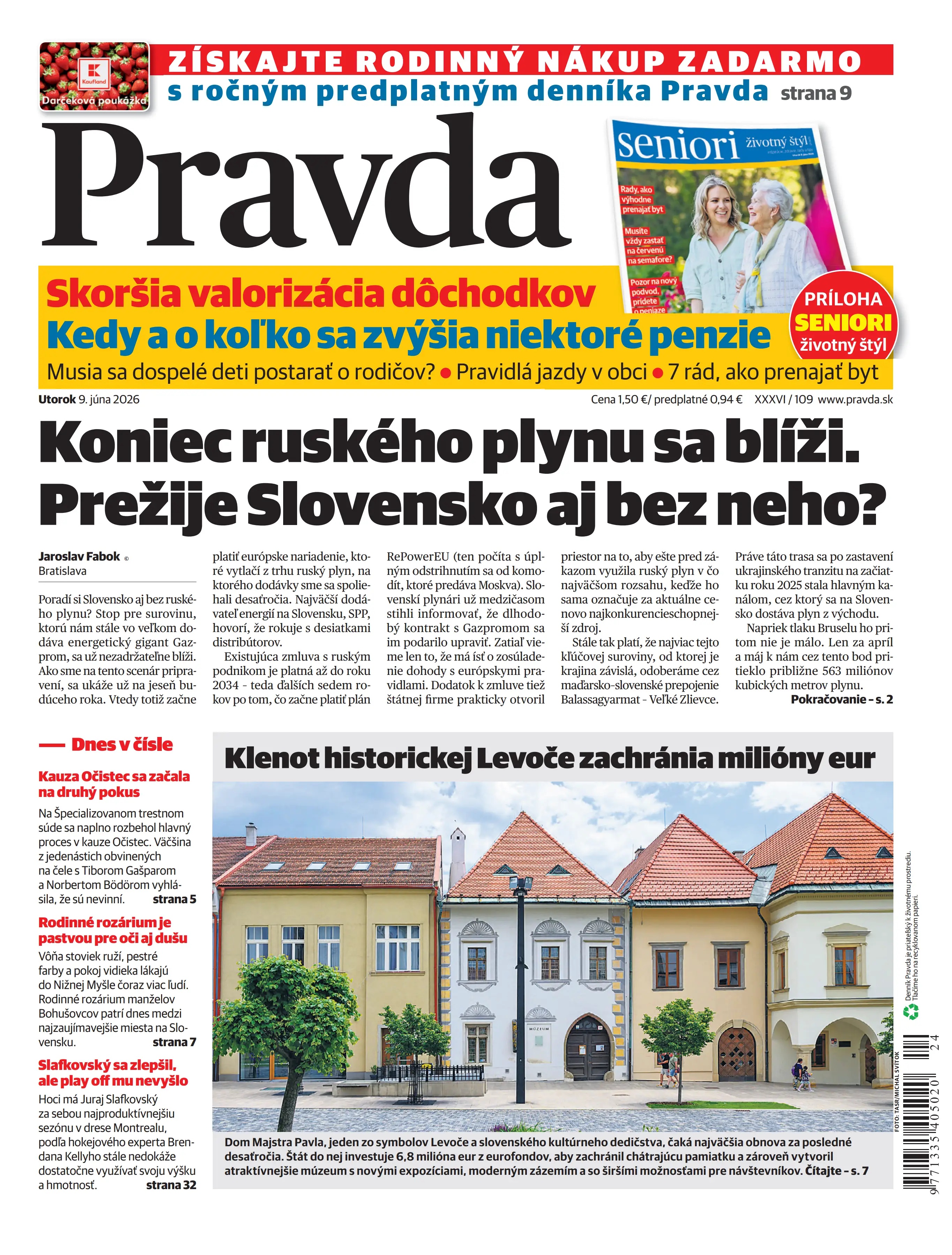 Pravda zo dňa 9.6.2026