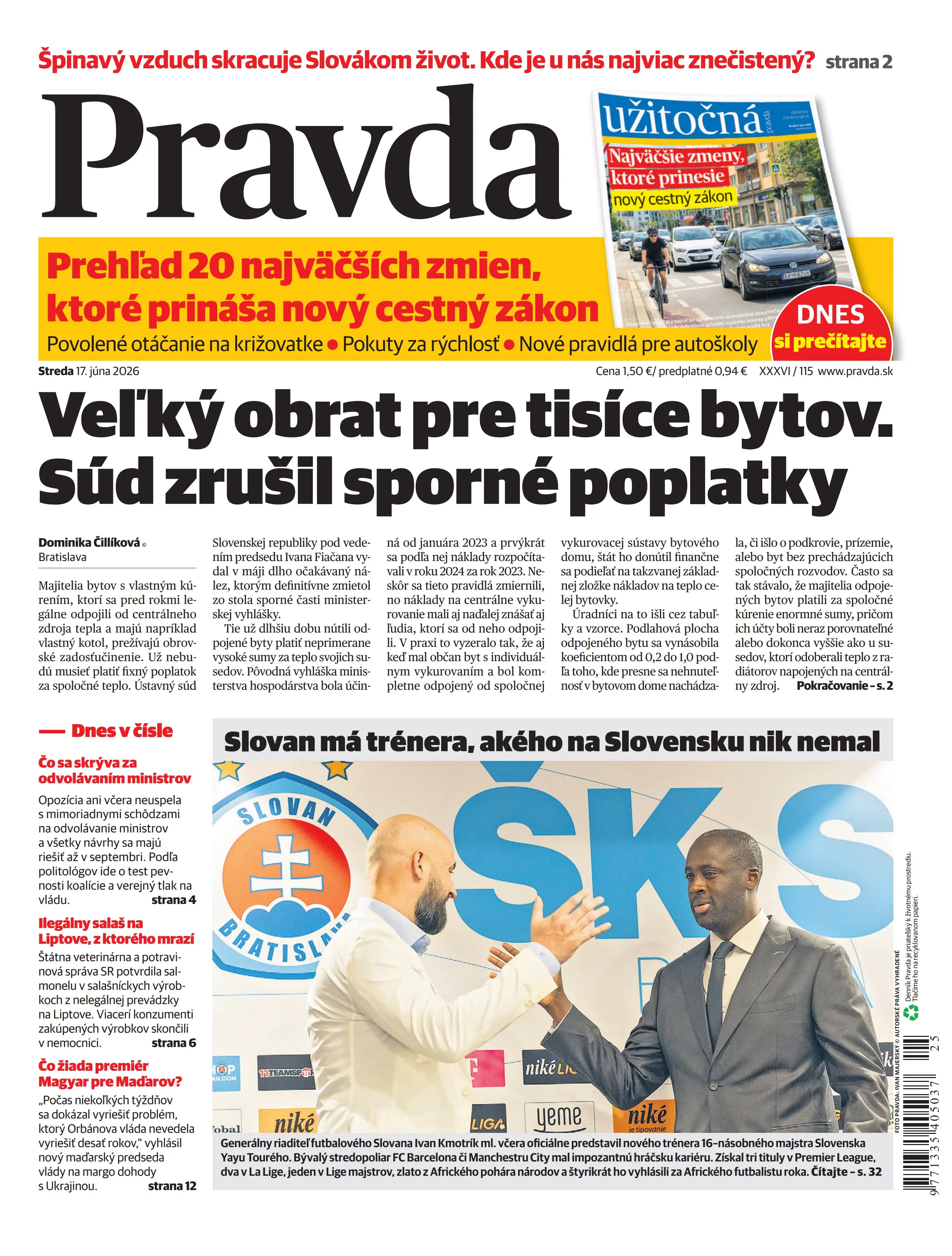 Pravda zo dňa 17.6.2026
