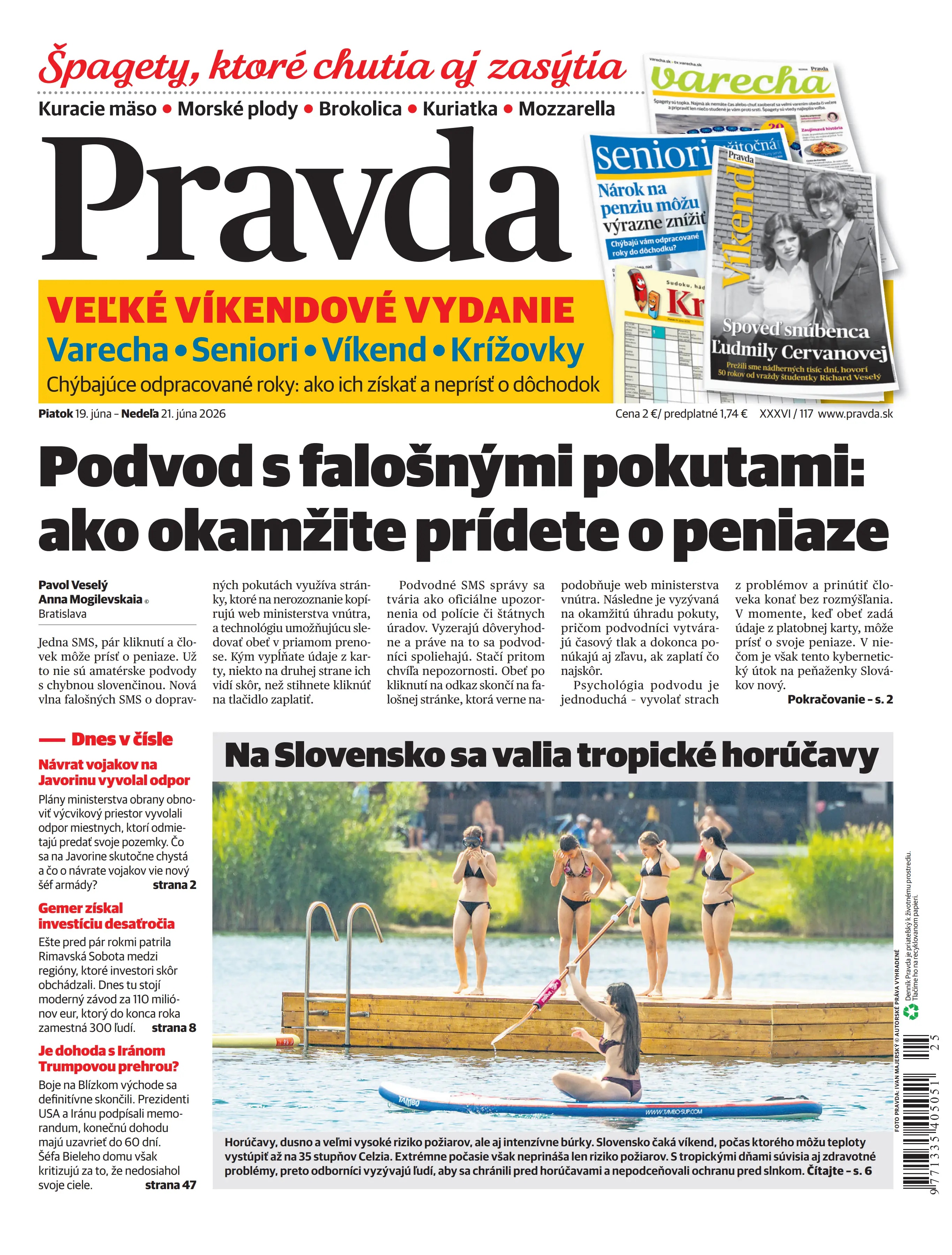 Pravda zo dňa 19.6.2026