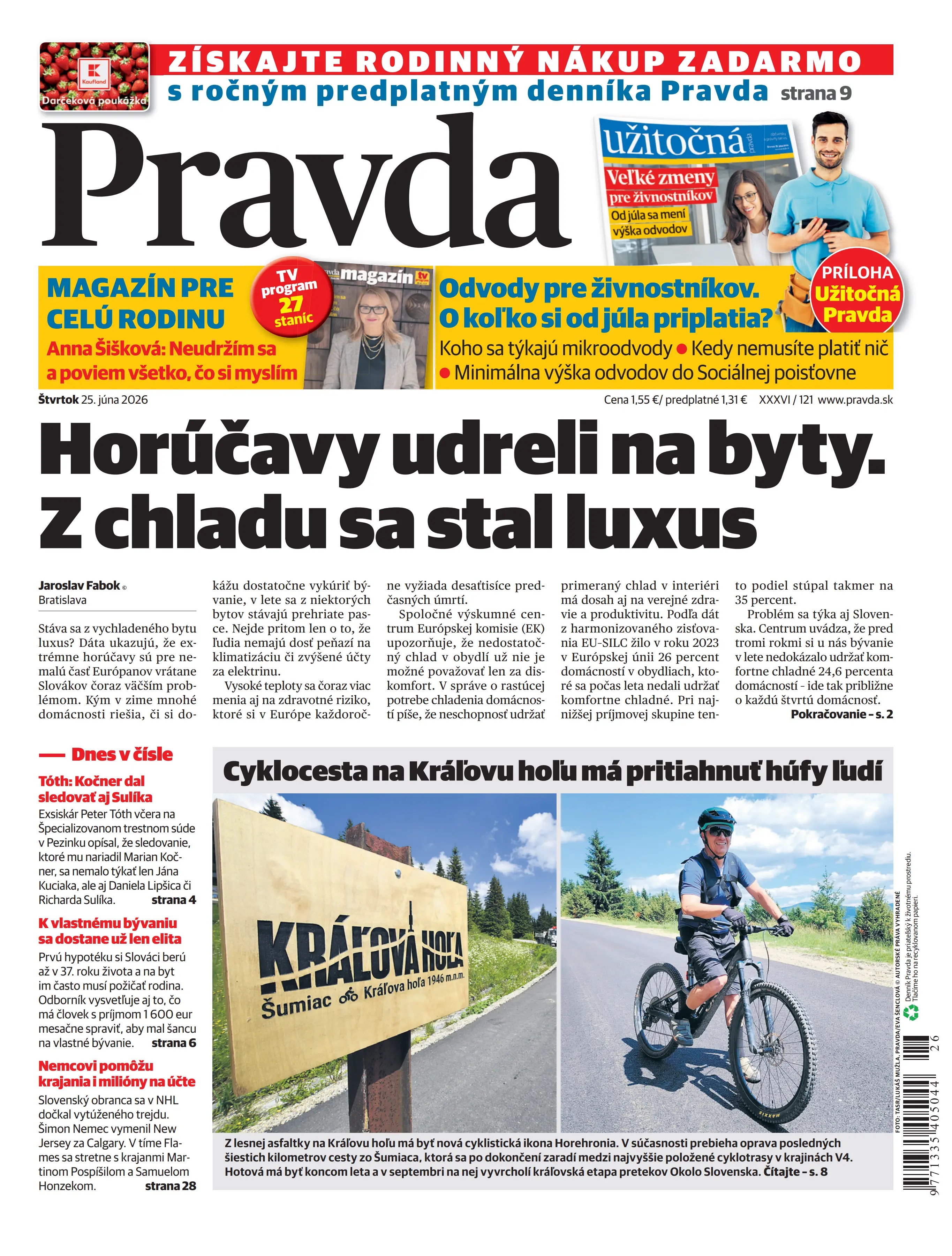 Pravda zo dňa 25.6.2026