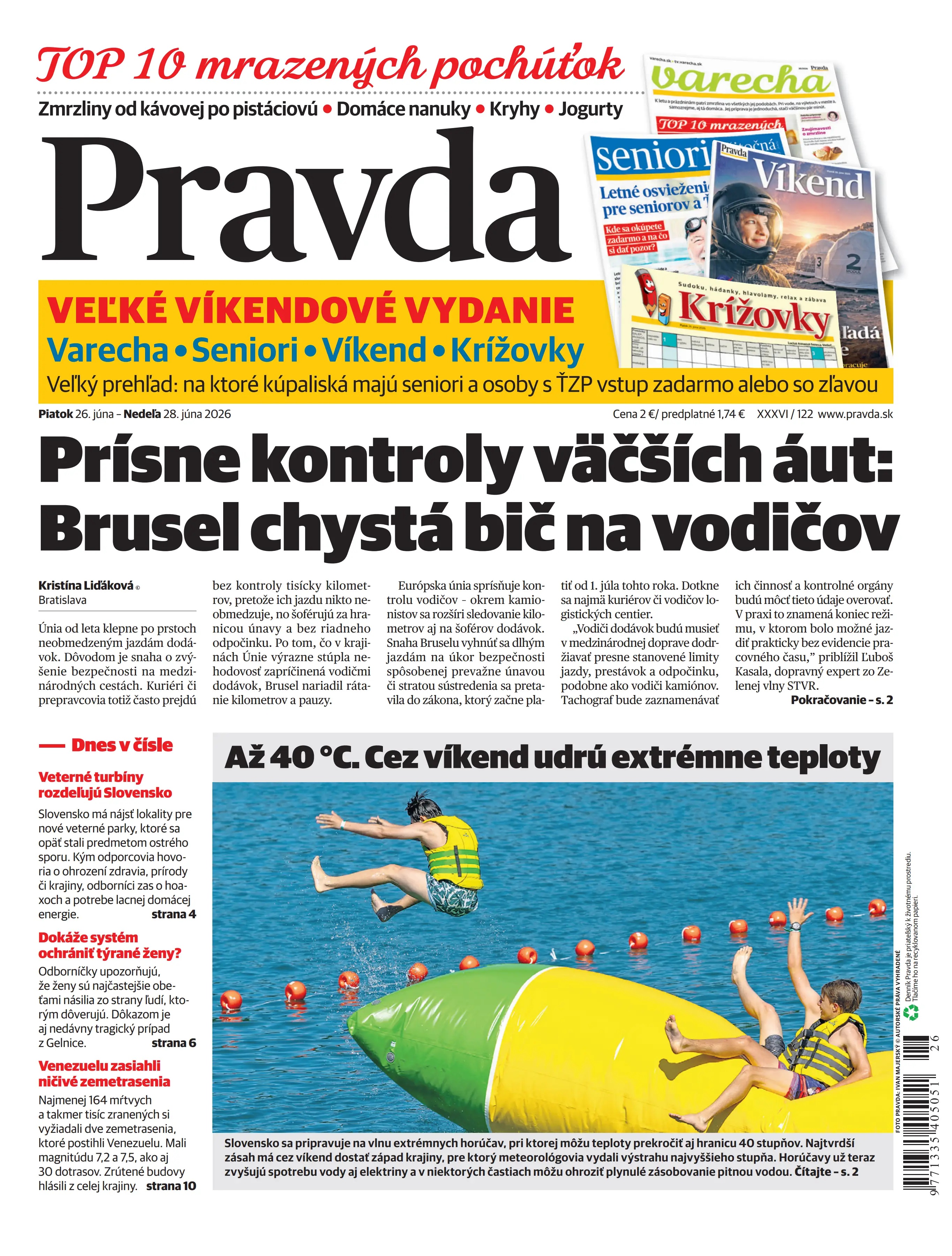 Pravda zo dňa 26.6.2026