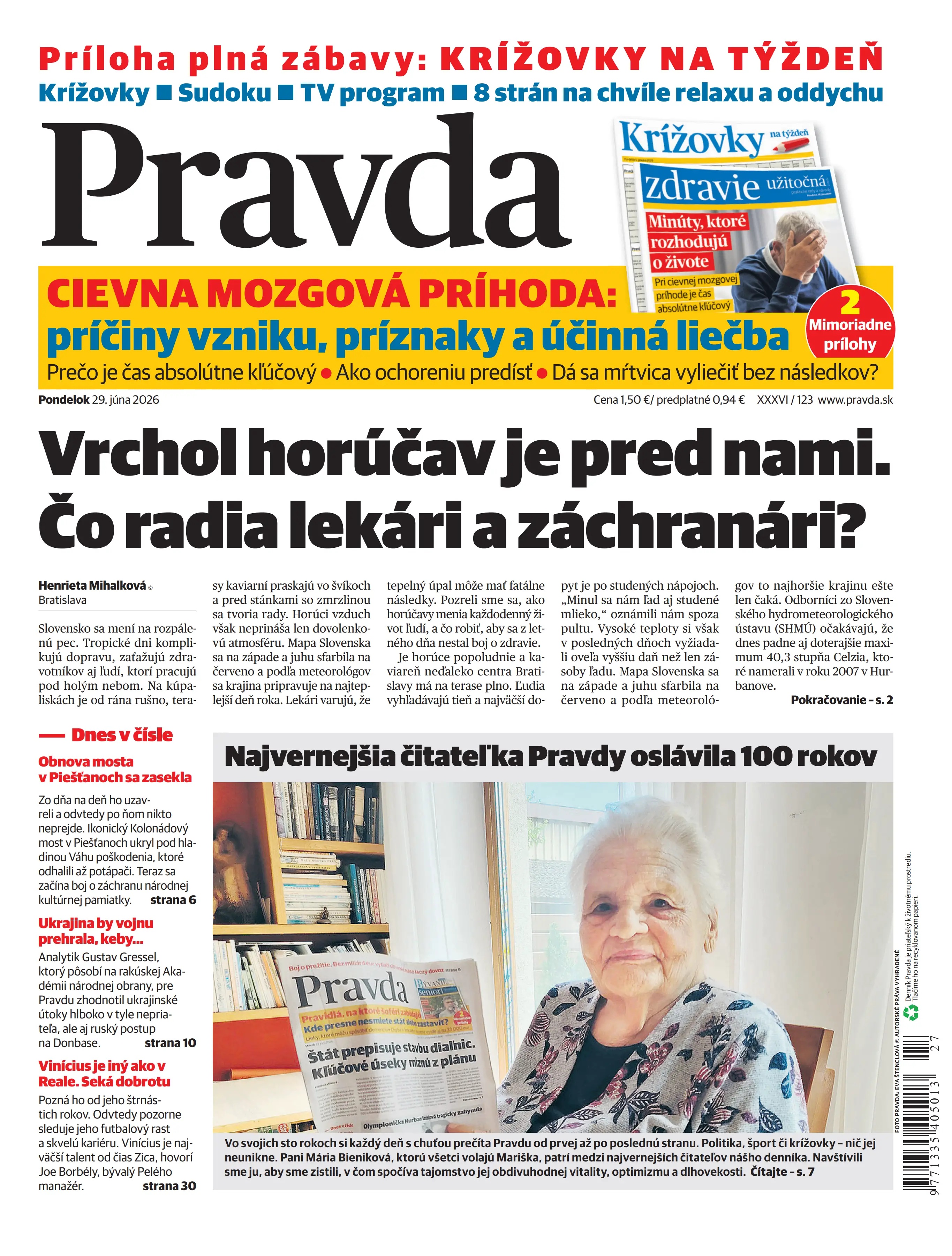 Pravda zo dňa 29.6.2026