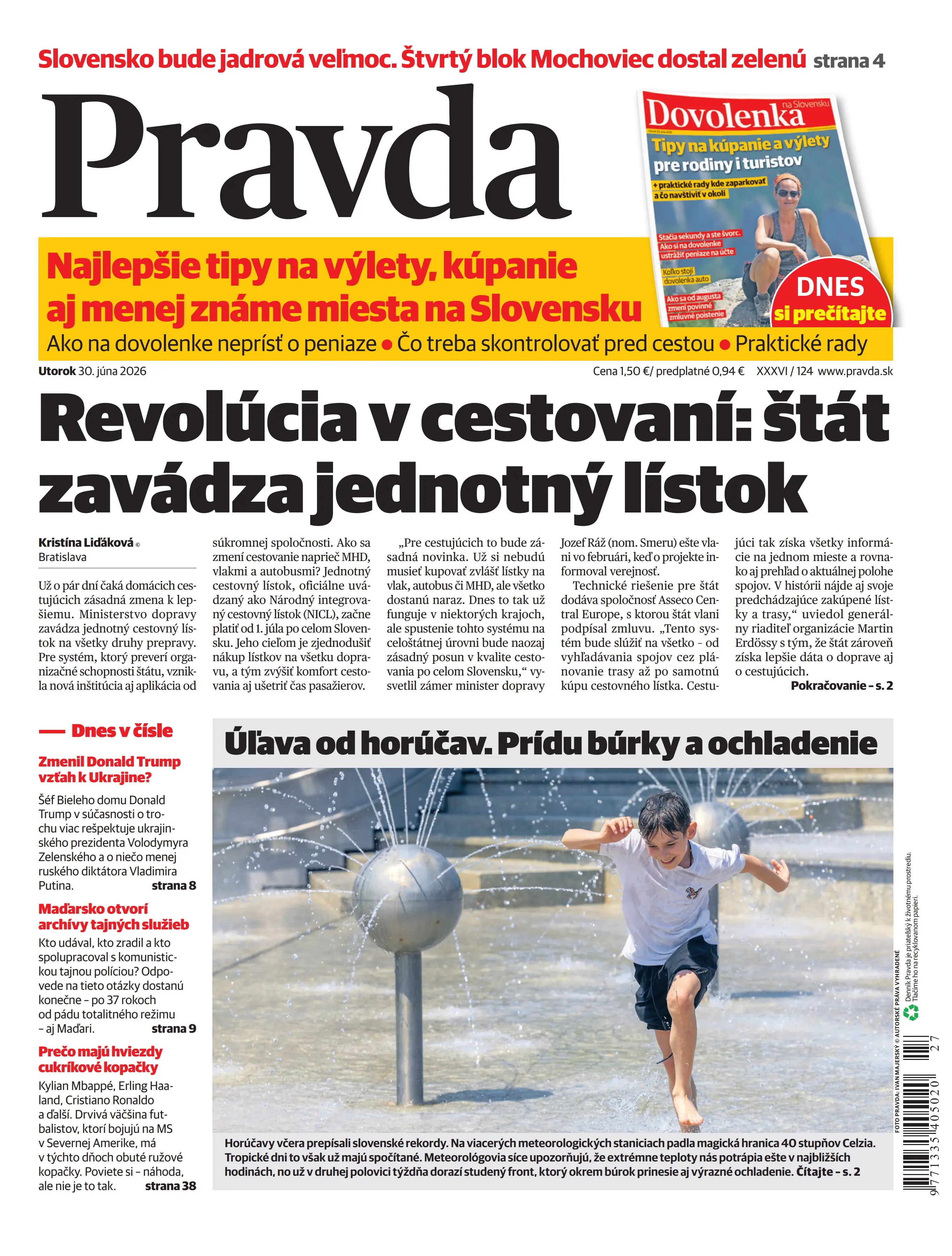 Pravda zo dňa 30.6.2026