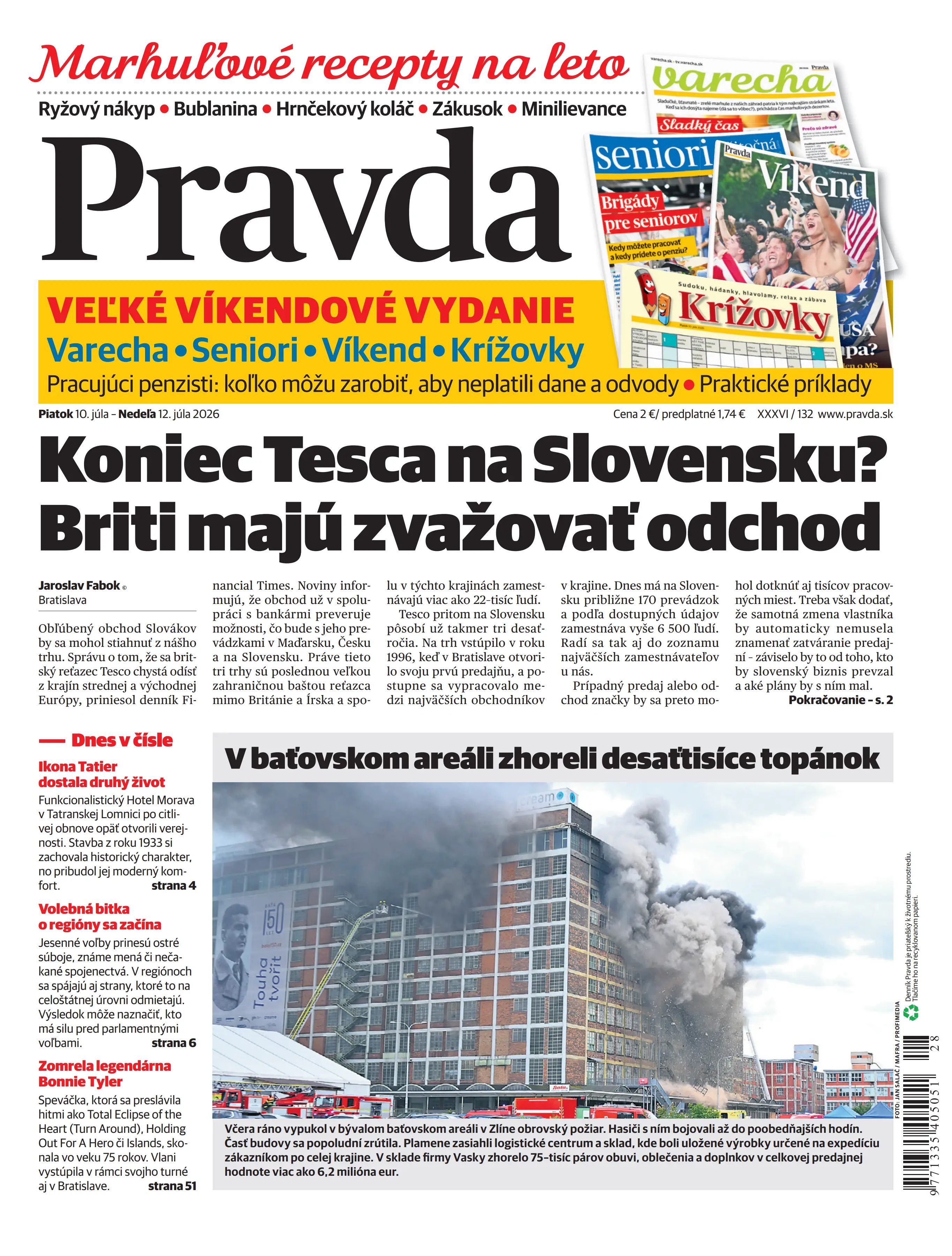 Pravda zo dňa 10.7.2026