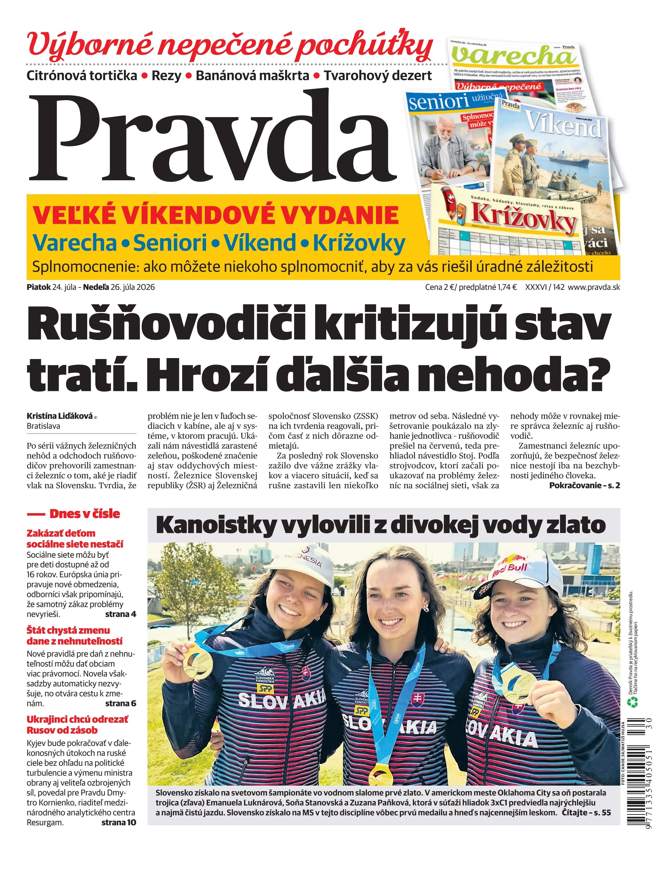 Pravda zo dňa 24.7.2026