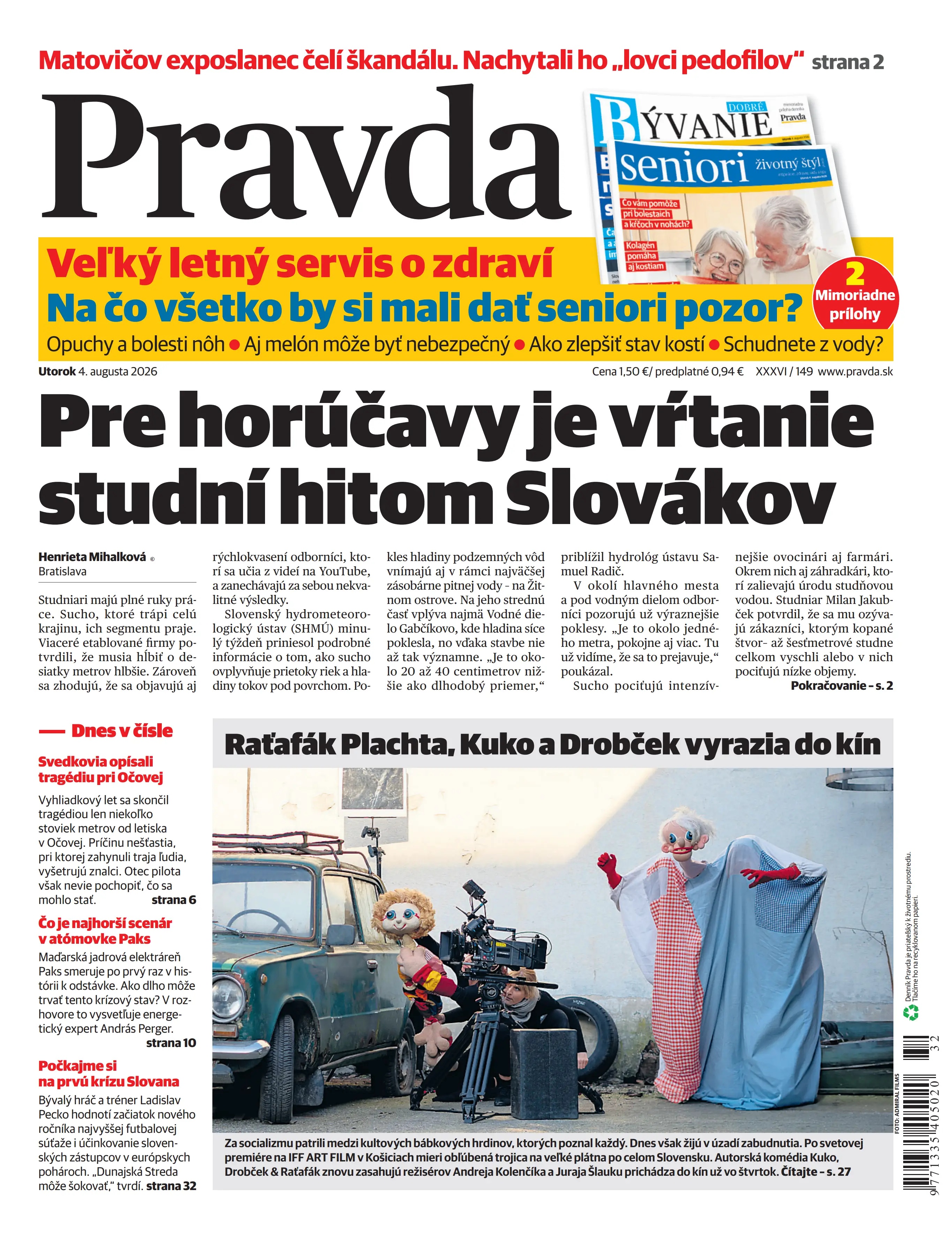 Pravda zo dňa 4.8.2026
